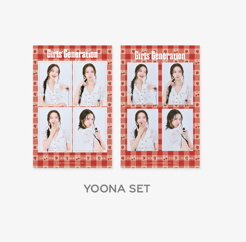 Girls' Generation -2025 SM SEASON'S GREETINGS MD -4Cut Photo set แบบ yoona