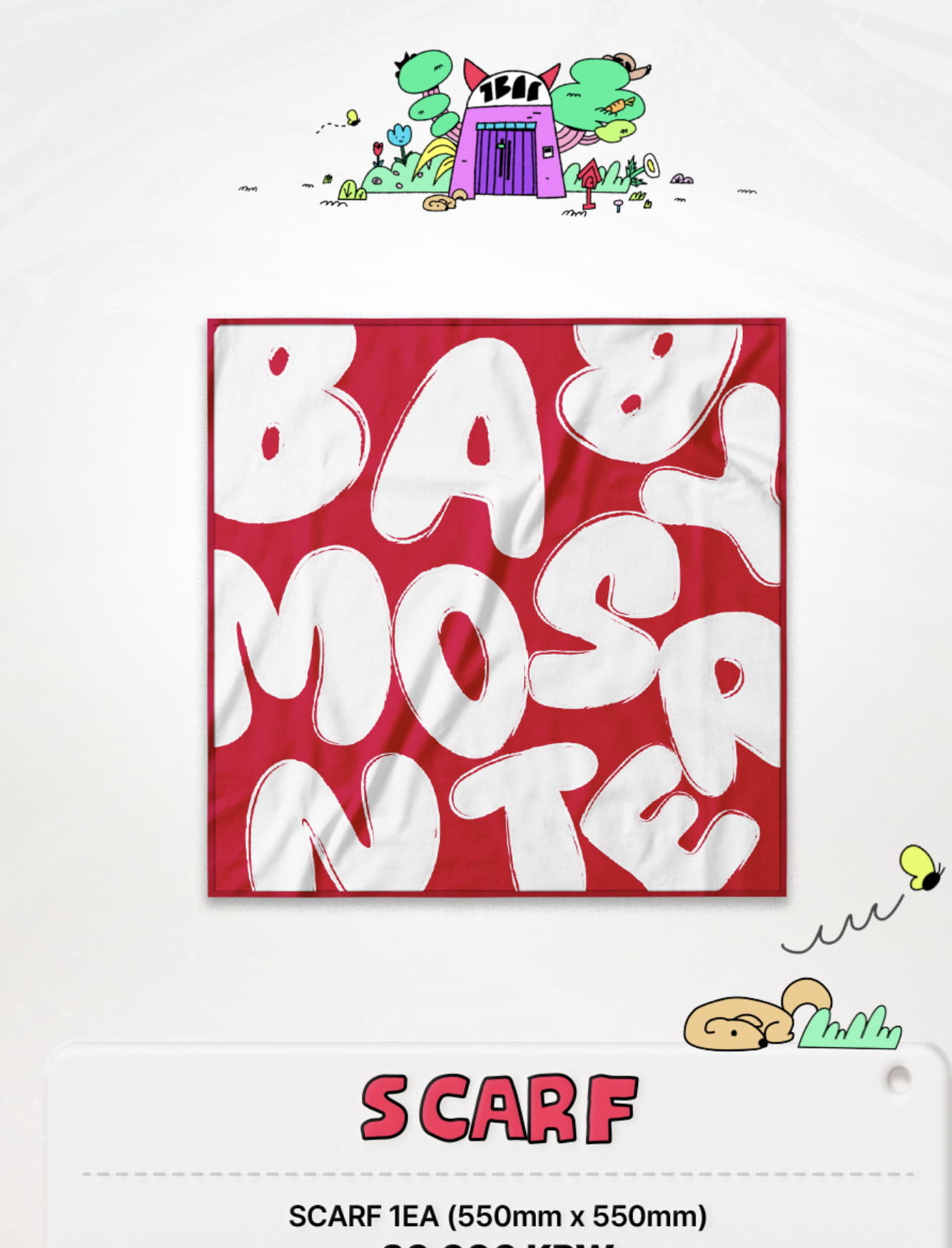BABYMONSTER Welcome to BAEMON HOUSE! MD - SCARF