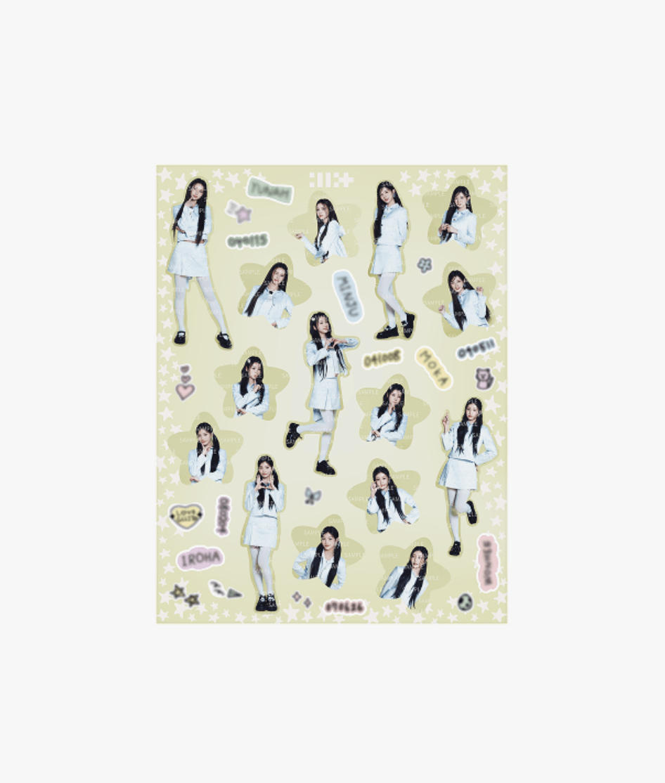 ILLIT -2025 ILLIT GLITTER DAY Official Merch. - Sticker Set