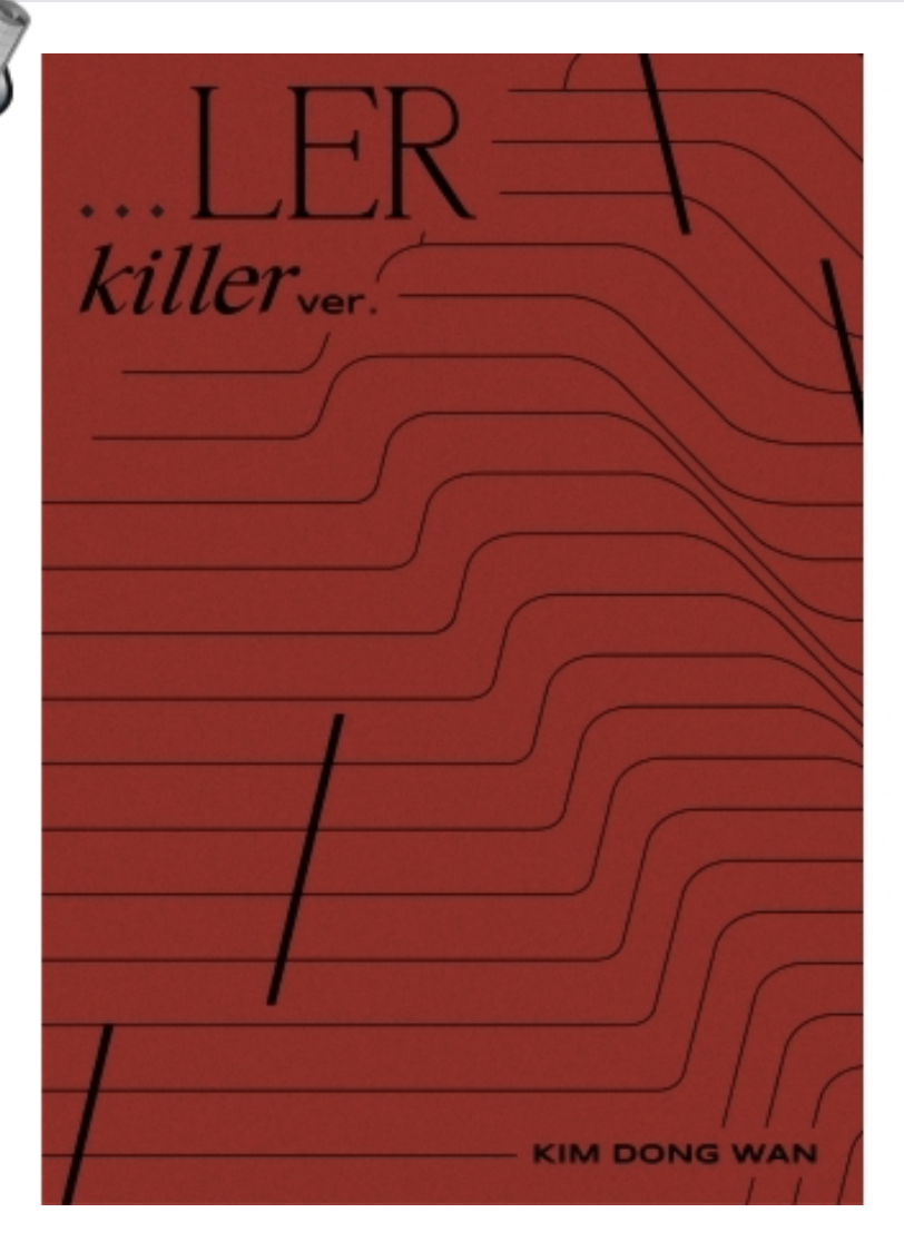 KIM DONG WAN - Mini Album […LER] หน้าปก Killer Ver + โปสเตอร์พร้อมกระบอกโปสเตอร์