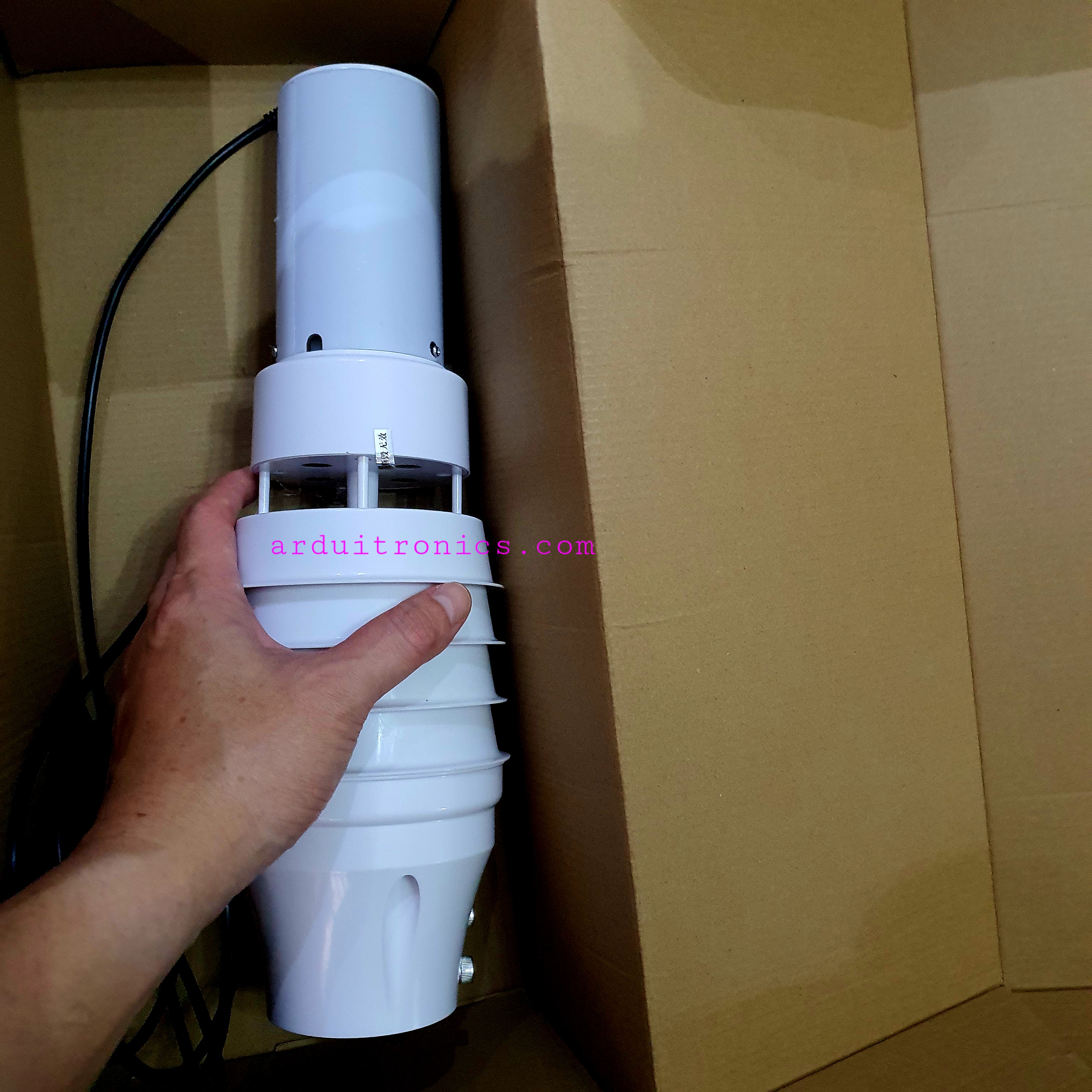 Ultrasonic 7-in-1 RS485 Weather Sensor for Arduino (Wind Speed, Wind Direction, Temp, Humidity, Pressure, Light, Rain) - DFRobot