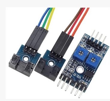 2-way Motor Speed Sensor Module เซนเซอร์วัดความเร็วรอบ Speed Counter สำหรับ Smart Car