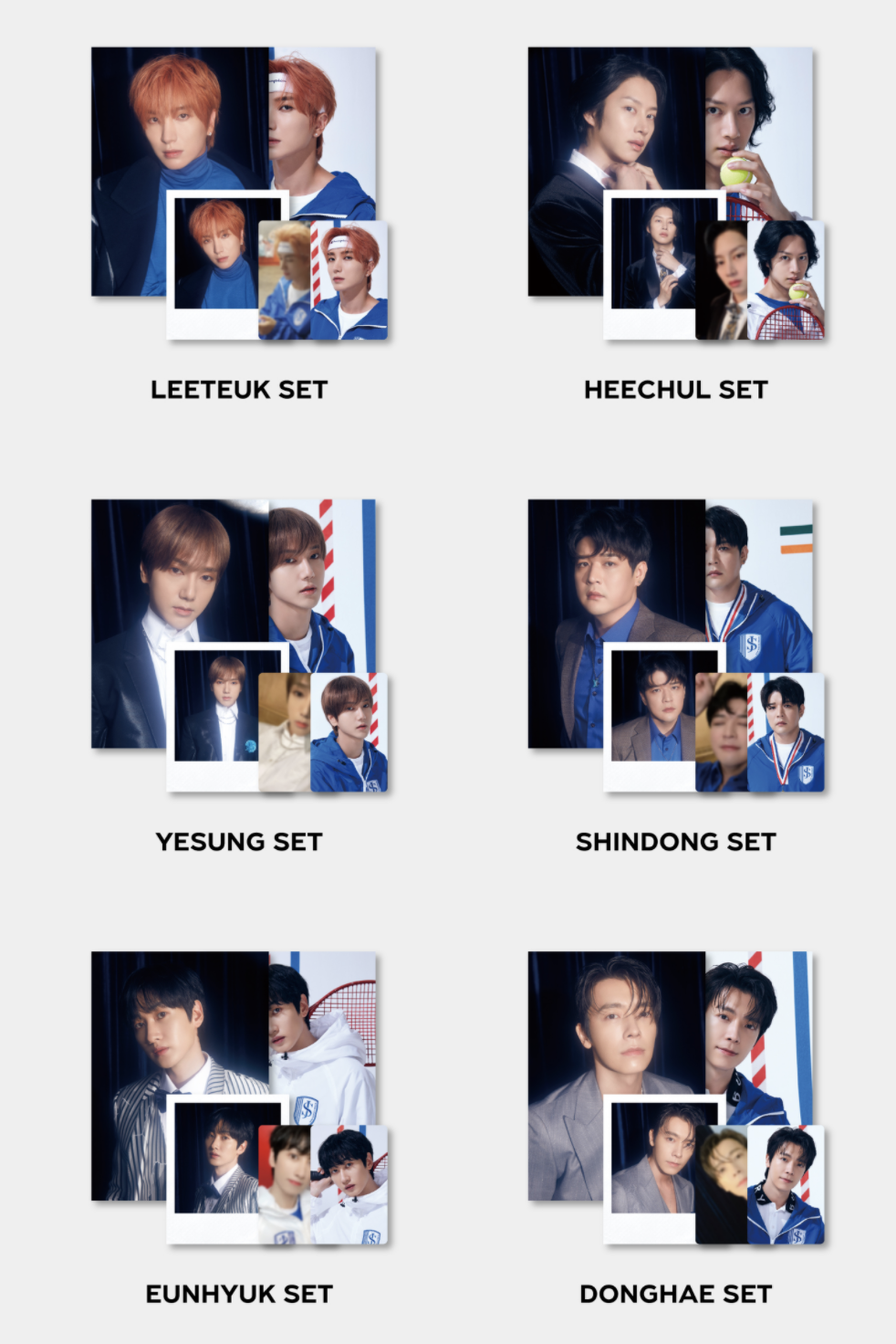 Super Junior -2021 SM ARTIST SEASON'S GREETINGS PHOTO PACK ระบุแบบ