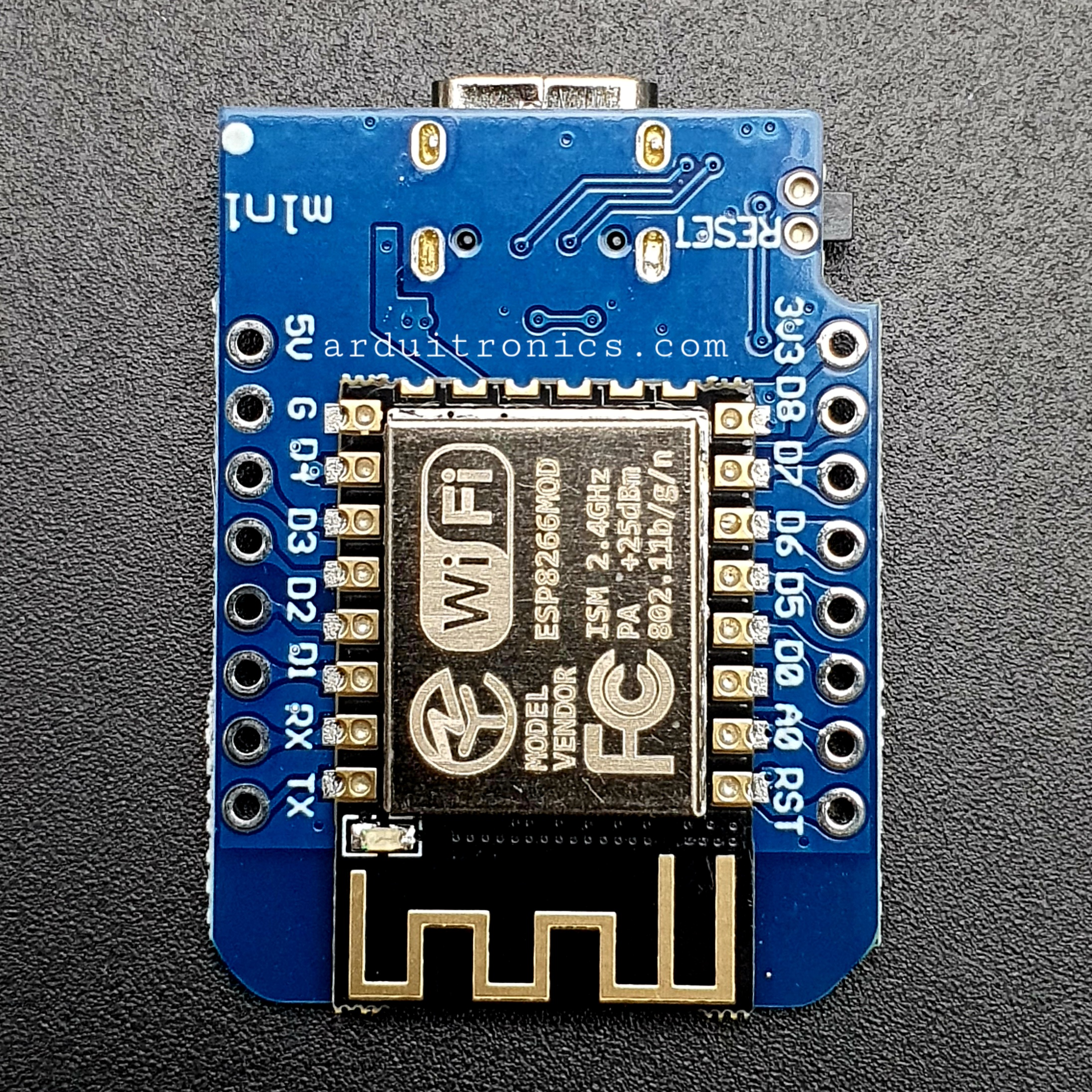 WeMos D1 Mini based on ESP-8266 + Free Pin Headers ( Type-C USB )