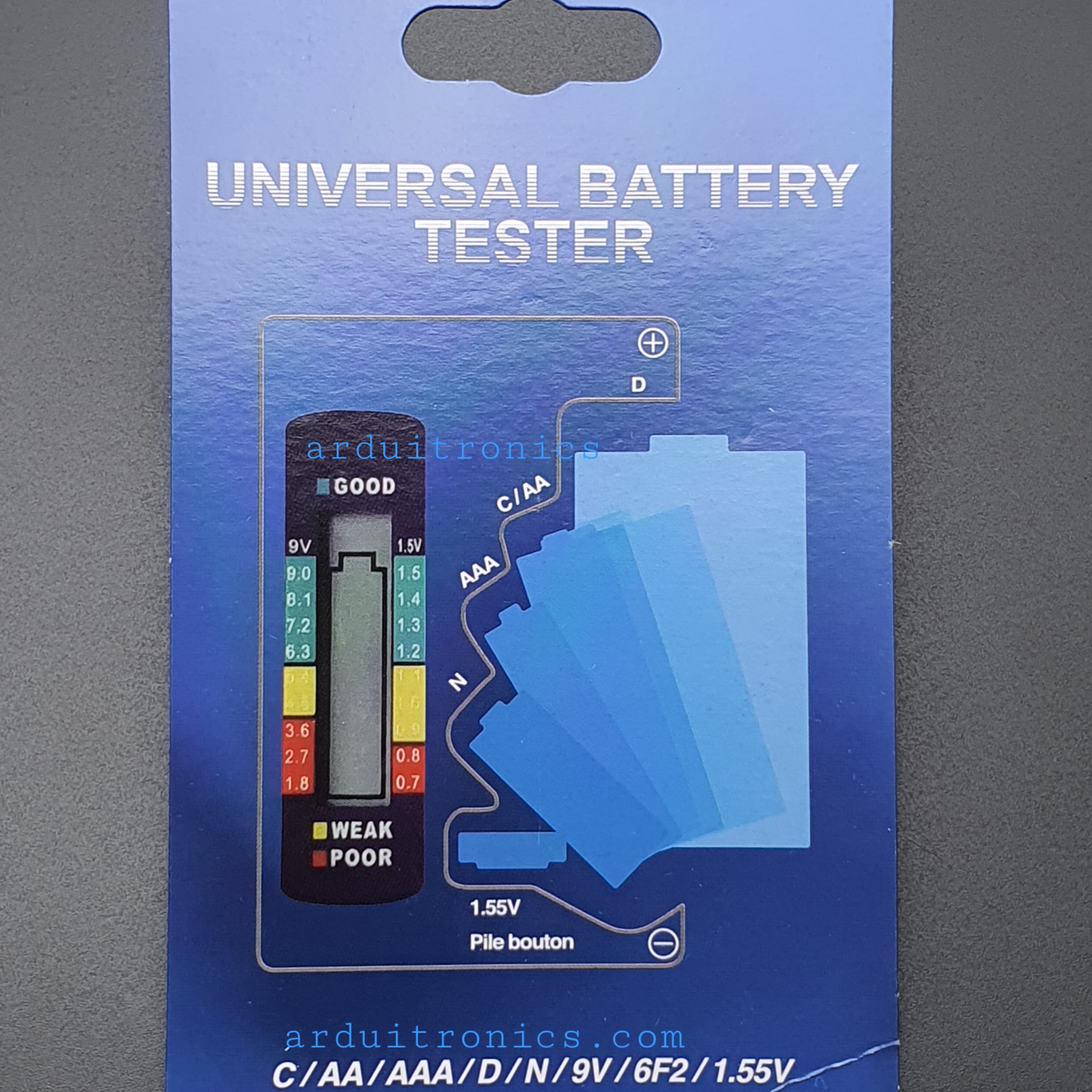 เครื่องวัดทดสอบแบตเตอรี่ Battery Tester (สีดำ)