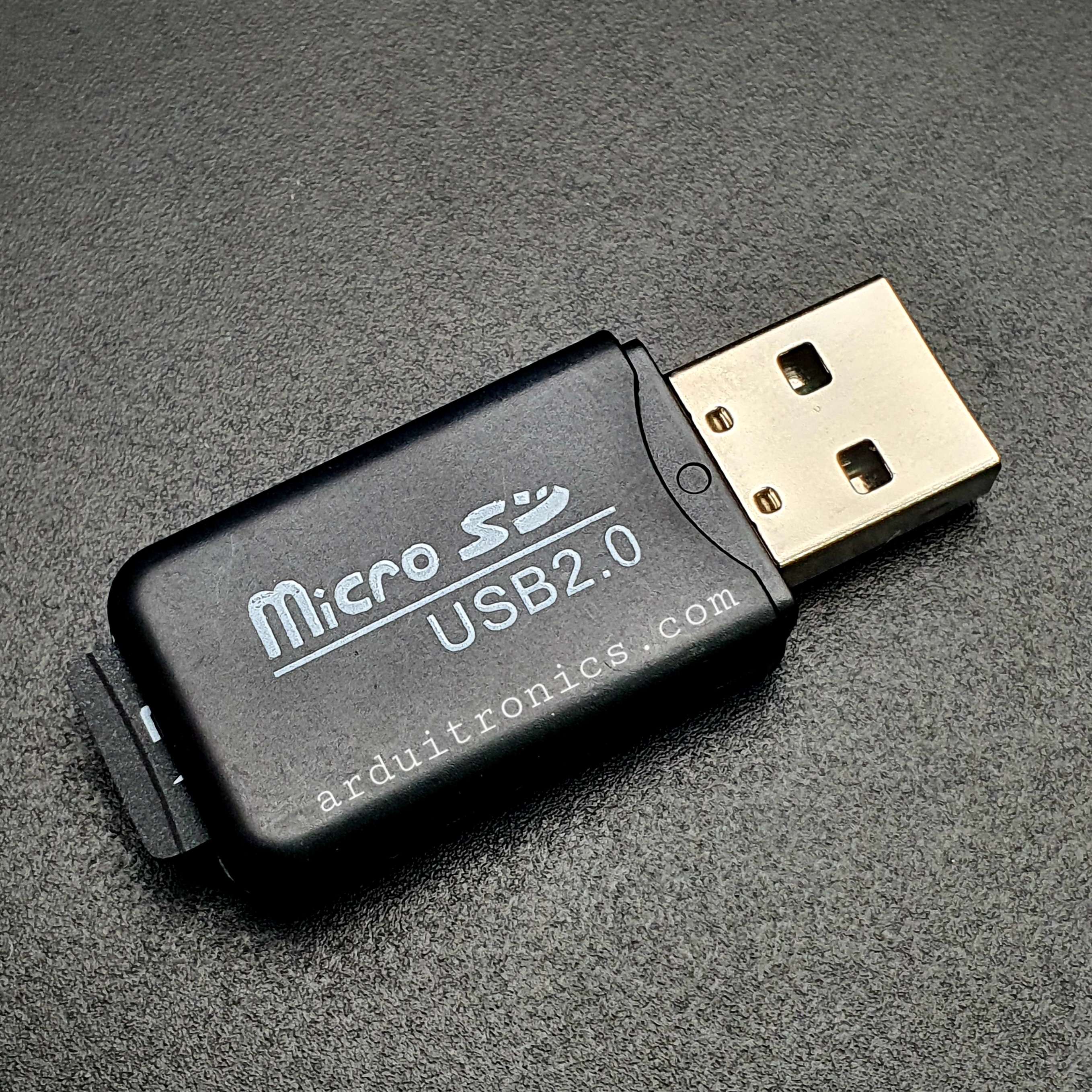 USB2.0 microSD Card Reader/Writer (microSD Card Adapter) - สุ่มสี คละสี