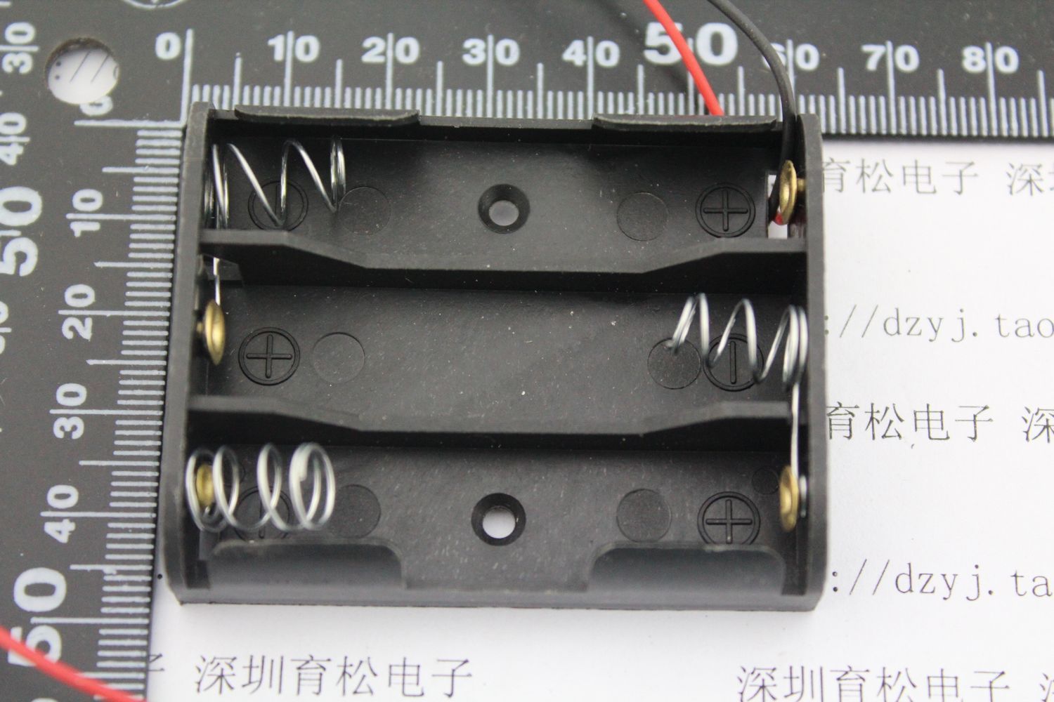 Battery Box รางถ่าน 3 ก้อน AA 4.5V ไม่มีฝา