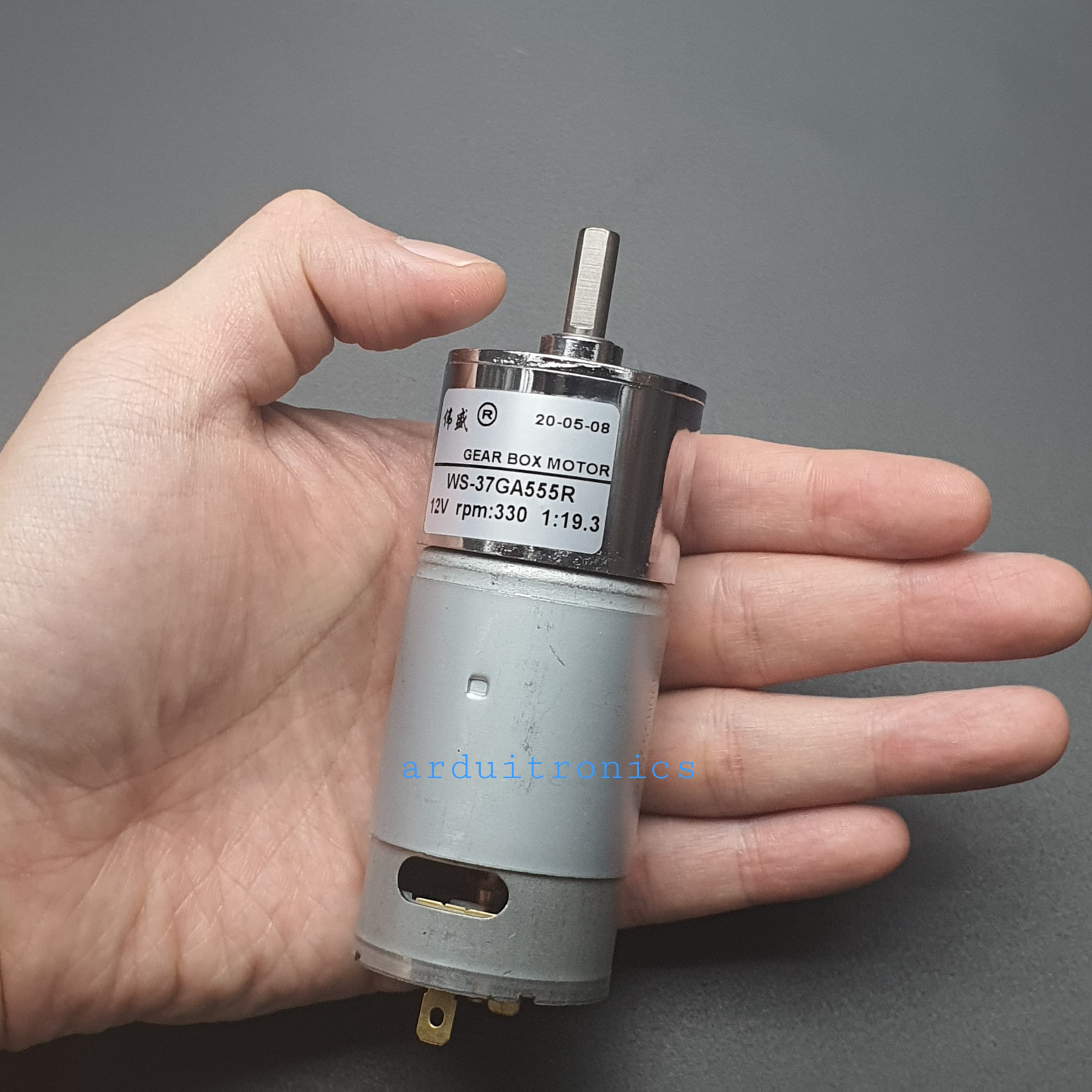 DC Motor Model 37GA555 DC12V WS-37GA555R 330RPM