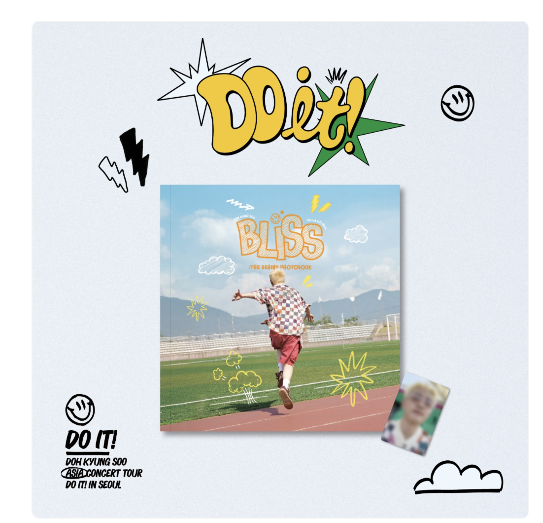 EXO - D.O. -DOH KYUNG SOO -(DOH KYUNG SOO) ASIA CONCERT TOUR [DO it!] MD - BEHIND PHOTOBOOK.