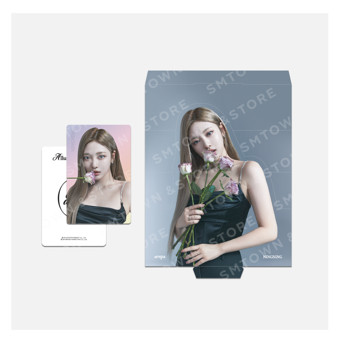 aespa -aespa Alluring Atelier MD -Hologram Photo Card Set แบบ Flower ver - แบบ ningning