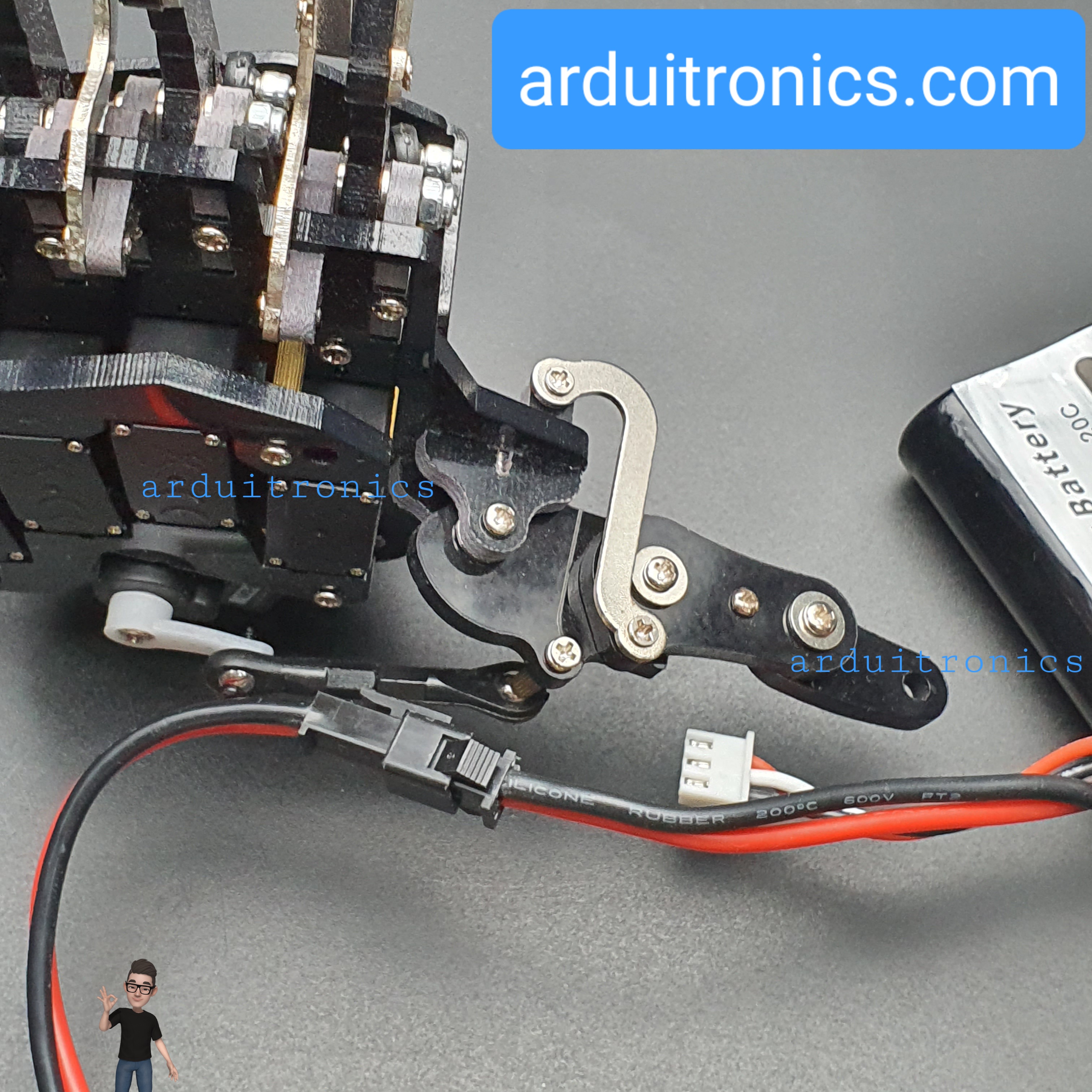 Robot Hand (Right) Kit ประกอบให้แล้วพร้อมใช้