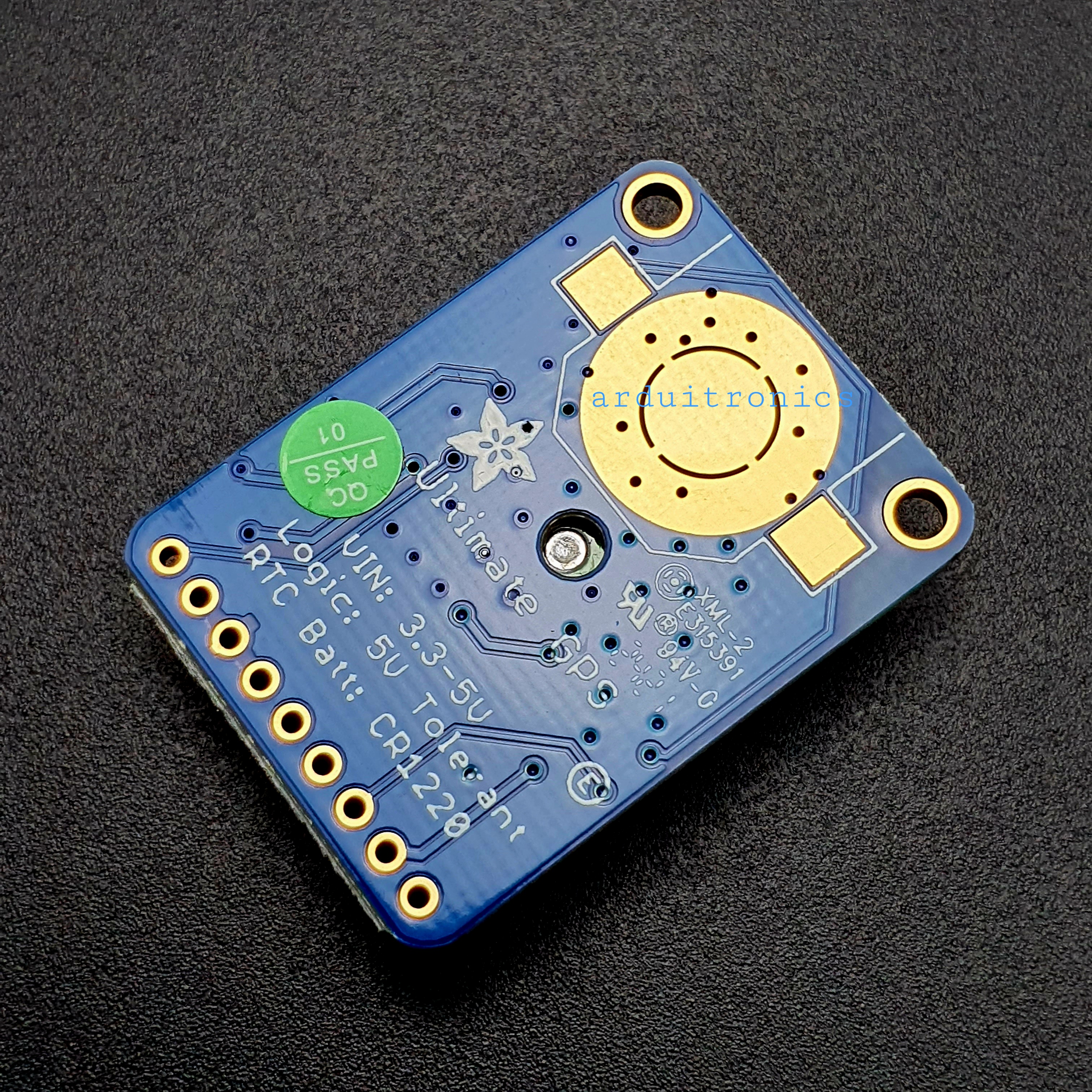 Adafruit Ultimate GPS Breakout with GLONASS + GPS - PA1616D - 99 channel w/10 Hz updates