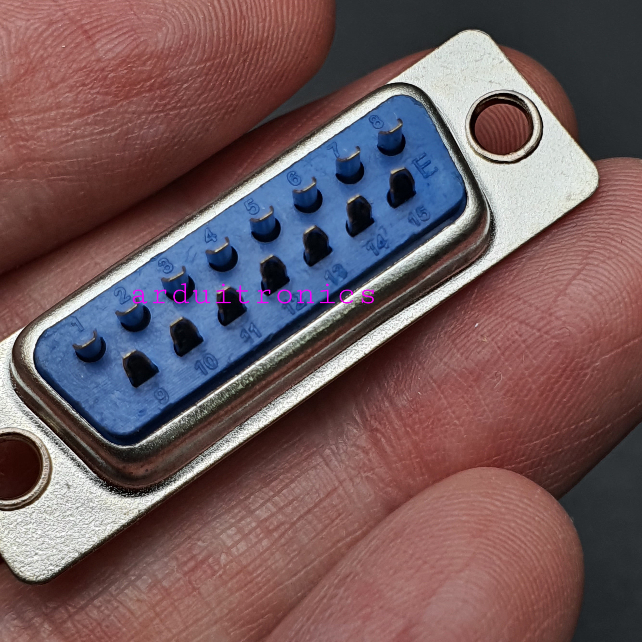 DB15 Female Head DB15 ตัวเมีย 2 แถว จำนวน 1 หัว