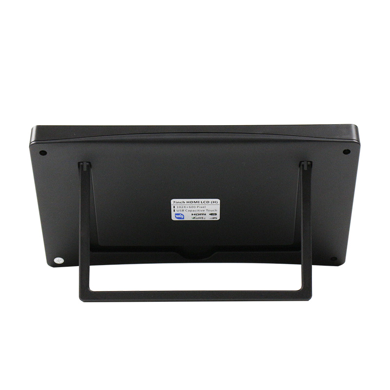 [ยี่ห้อ Waveshare] จอ 7-inch Capacitive Touch Screen HDMI LCD (H) IPS Display พร้อมกรอบแบบมีฐานตั้ง สำหรับ Pi400/4B/3B+/Jetson Nano