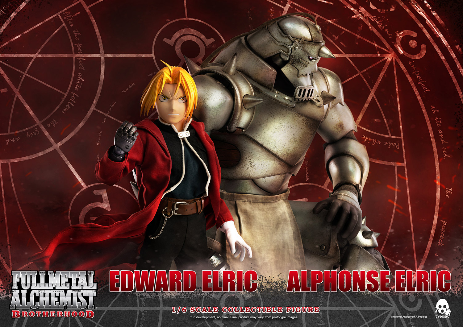 "Pre-Order" Threezero 1/6 Fullmetal Alchemist: Brotherhood – Twin-Pack