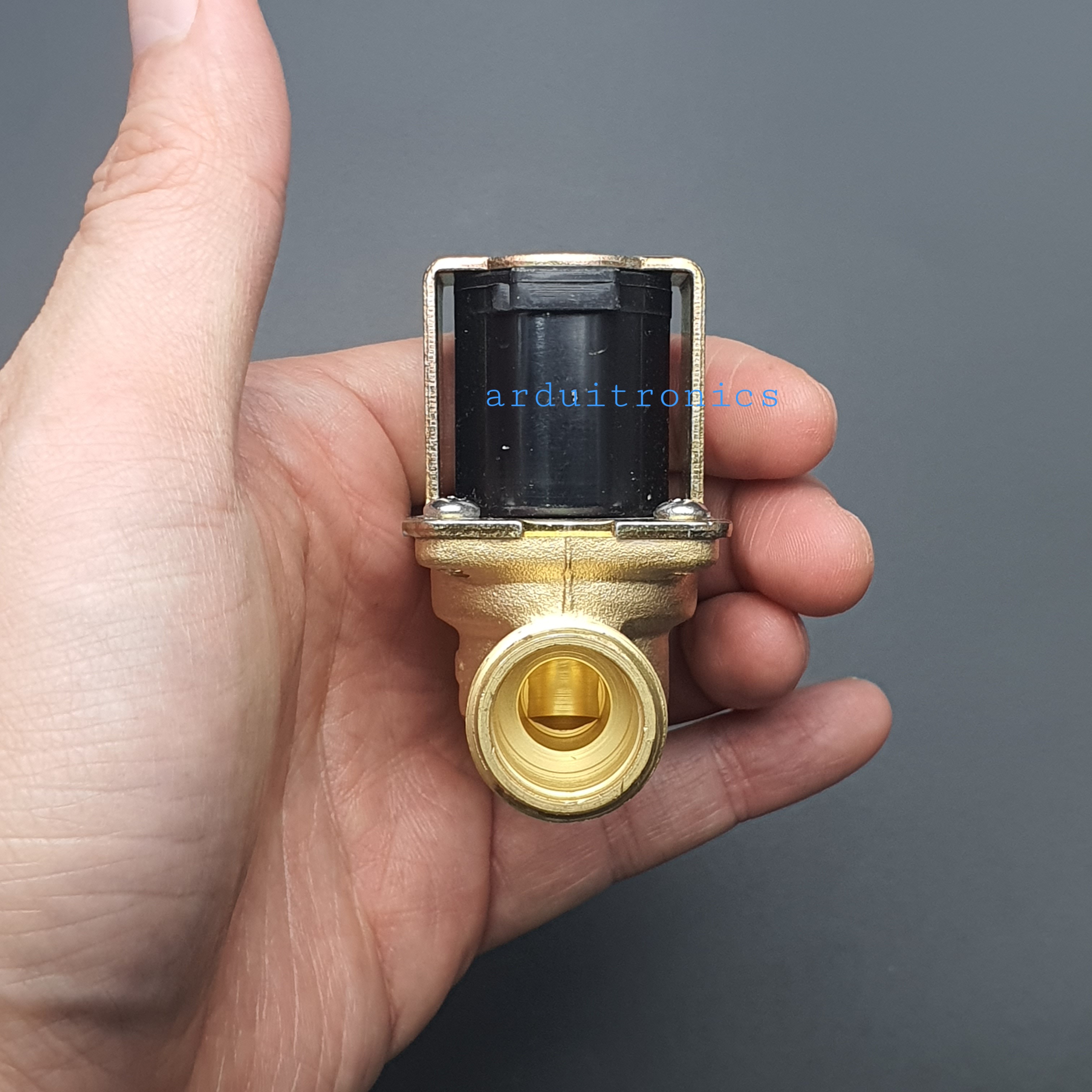 Solenoid Valve โซลินอยด์วาล์วน้ำเกลียวนอก ทองเหลือง NC ปกติปิด 1/2" 4หุน 12VDC