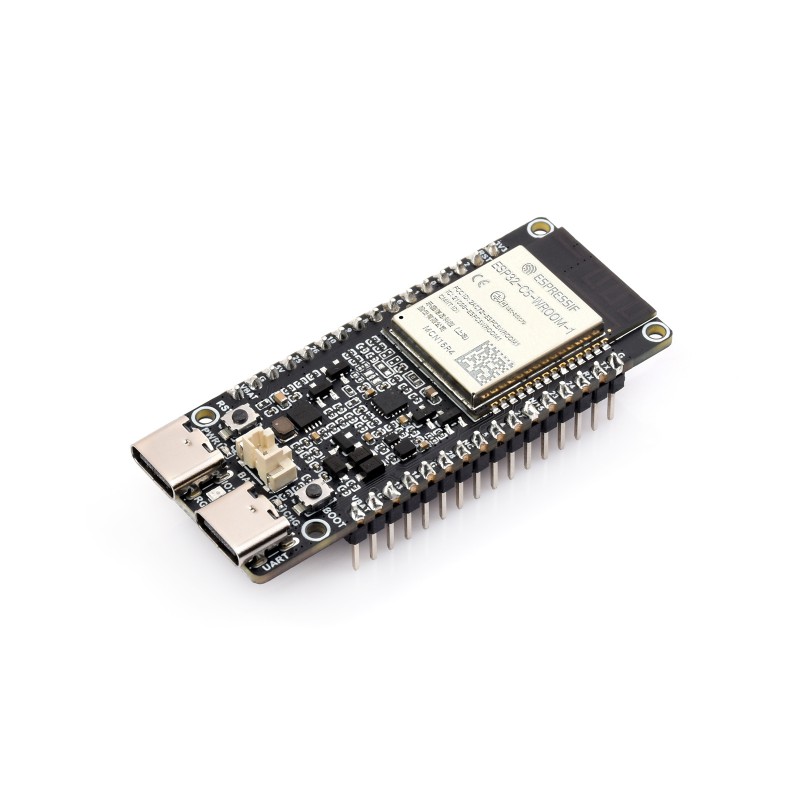 ESP32-C5 Dual-Band Wi-Fi 6 Development Board, 240MHz RISC-V Processor, ESP32-C5-WROOM-1 Series Module, Multi-Protocol RISC-V MCU - Pre-soldered header (แท้จาก WaveShare)