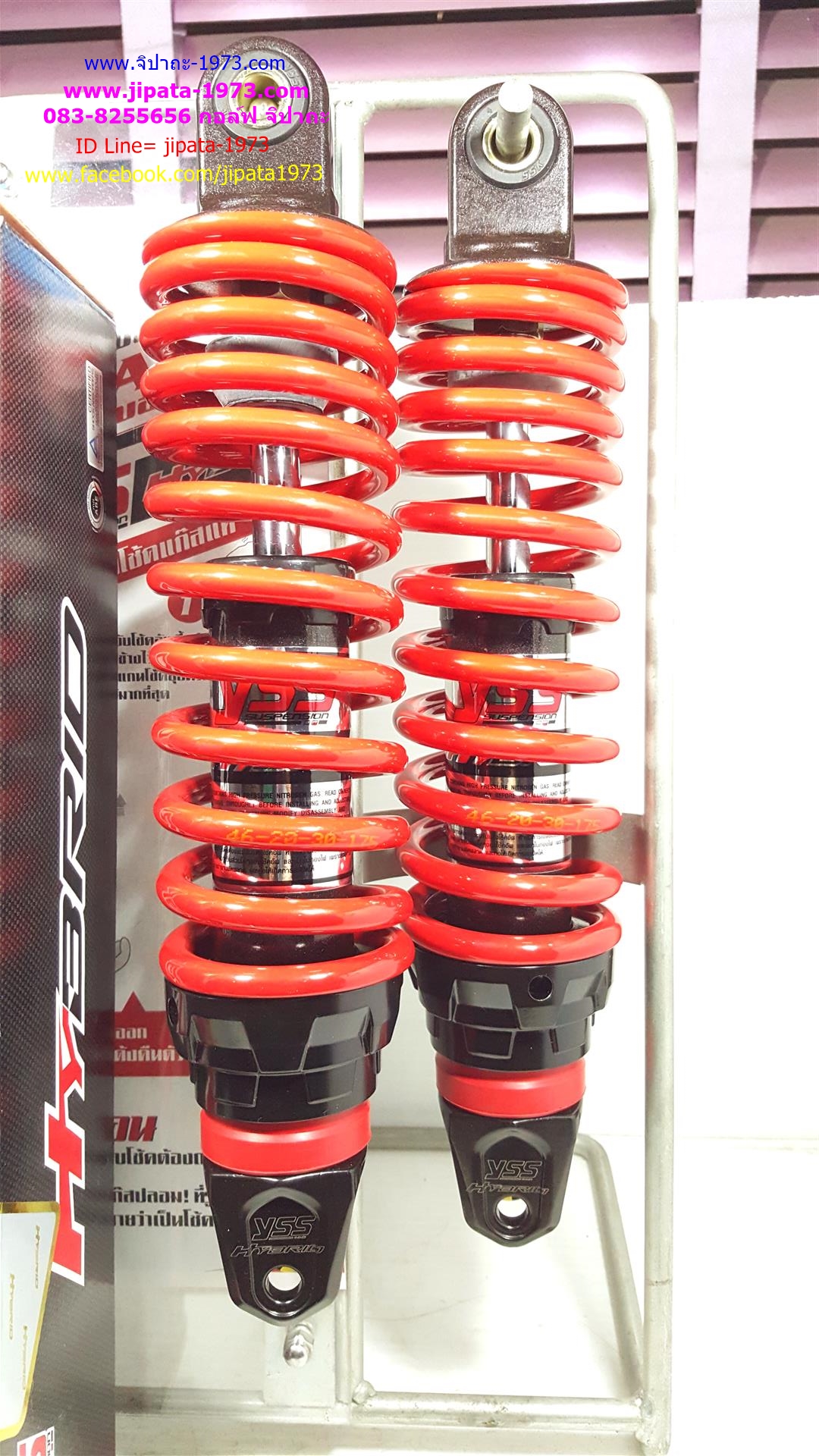 (Nouvo)โช้คอัพหลังคู่ YSS รุ่น DTG (ไฮบริด) สำหรับ Yamaha Nouvo
