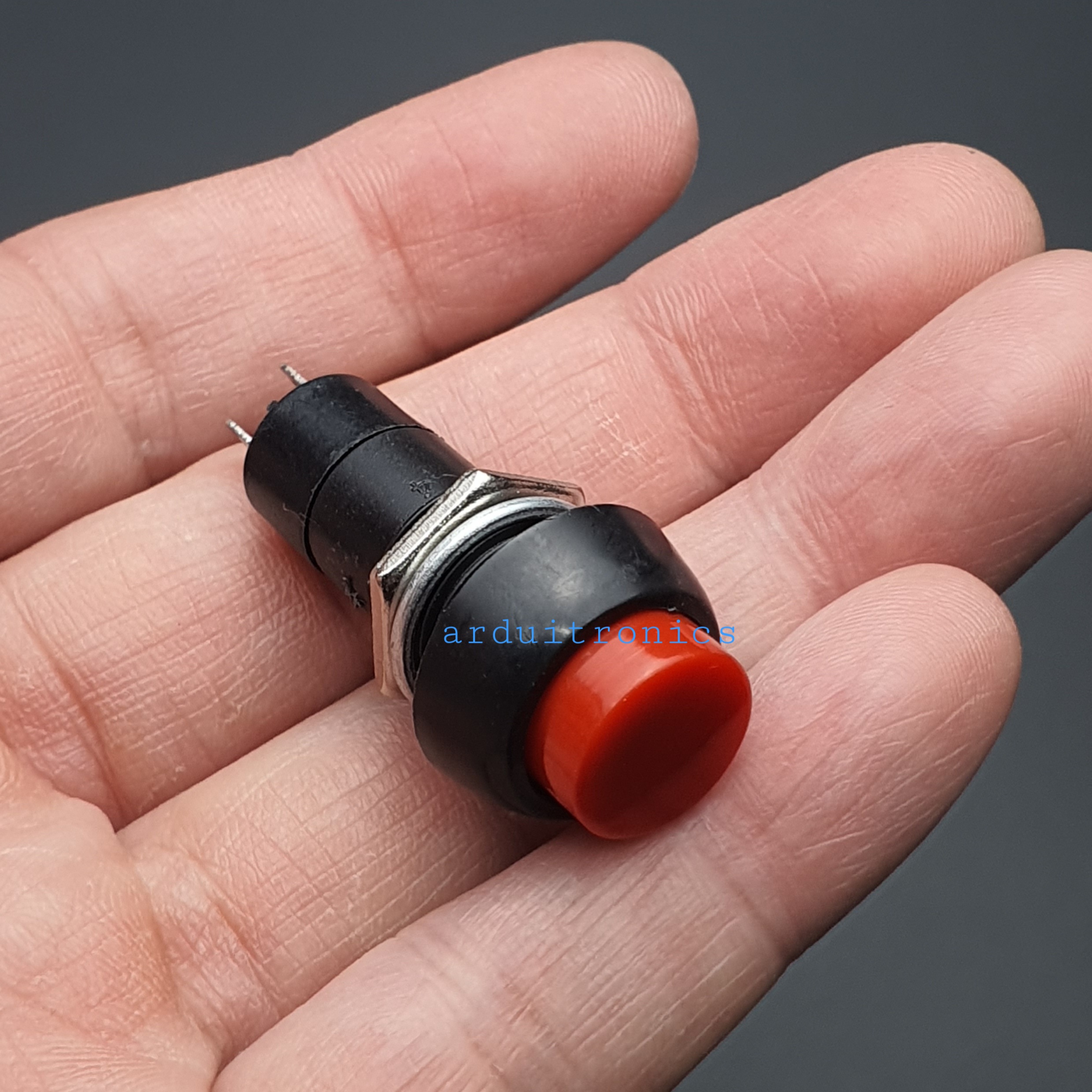 สวิตช์ กดติด กดดับ 250V 3A (สีแดง) - Red