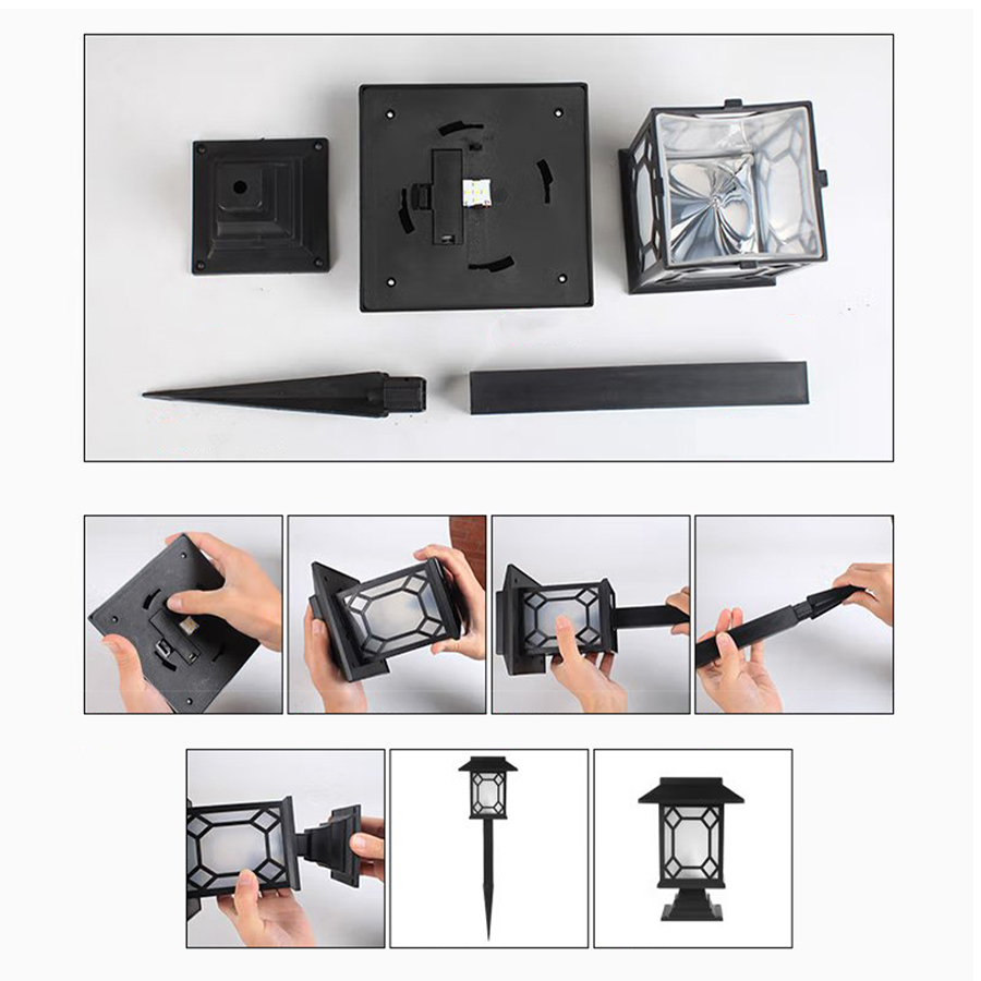 ไฟปักสนาม พลังงานแสงอาทิตย์โซล่าเซลล์ ไฟ LED ไฟทาง โคมไฟโซล่าเซลล์ ไฟโซล่าเซลล์