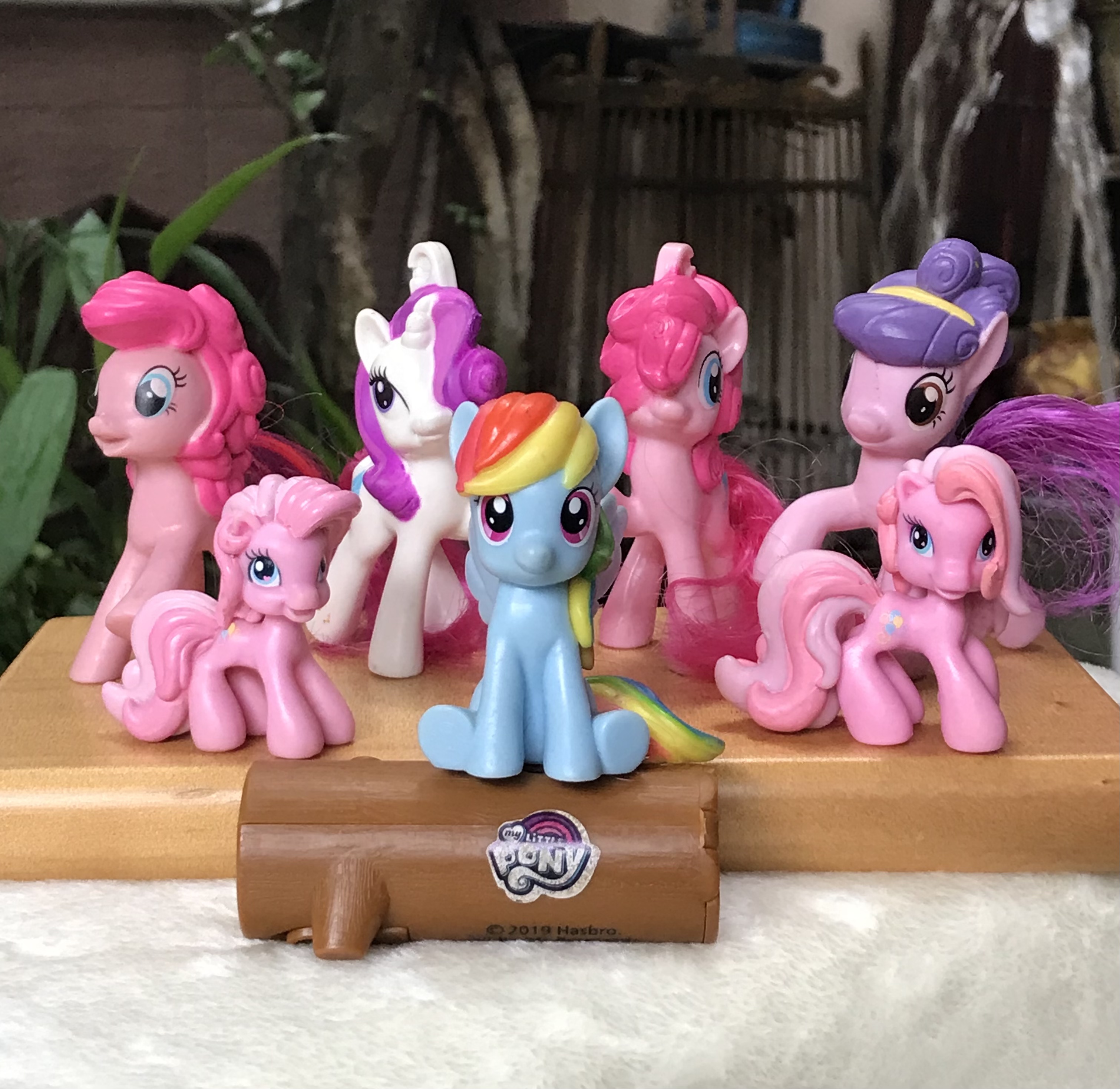 ￼7 ชิ้น เซตโมเดลม้าโพนี่ Set of model my little pony ใต้เท้ามีปั๊มเลขโค๊ด และปั๊ม pony