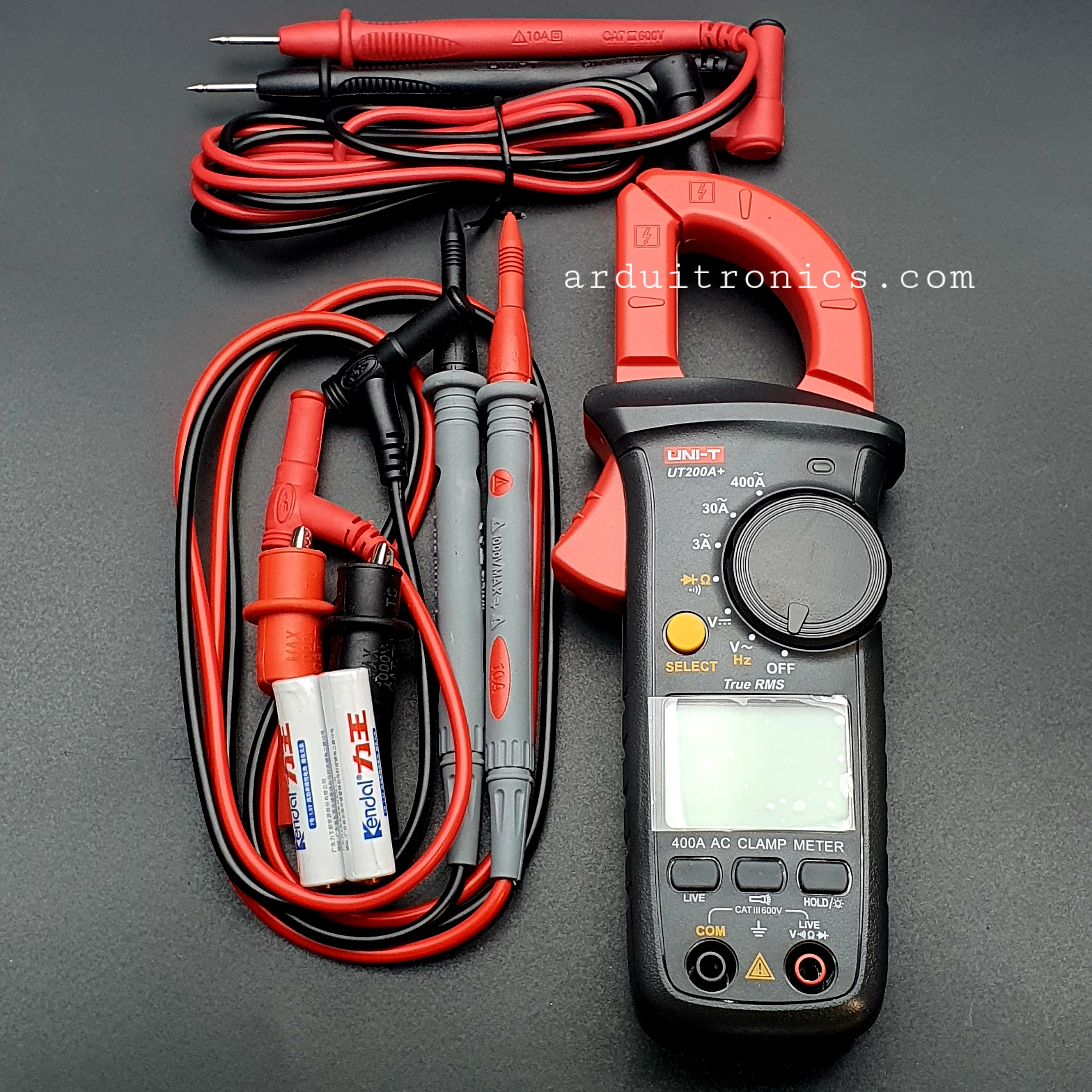Digital Clamp Multi-meters with LCD Backlight (UNI-T UT200A+) Current Voltage Resistance Diode