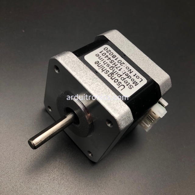 Stepping Motor แรงบิด 0.42 N.m - 1.7A (17HS4401) พร้อมสาย connector