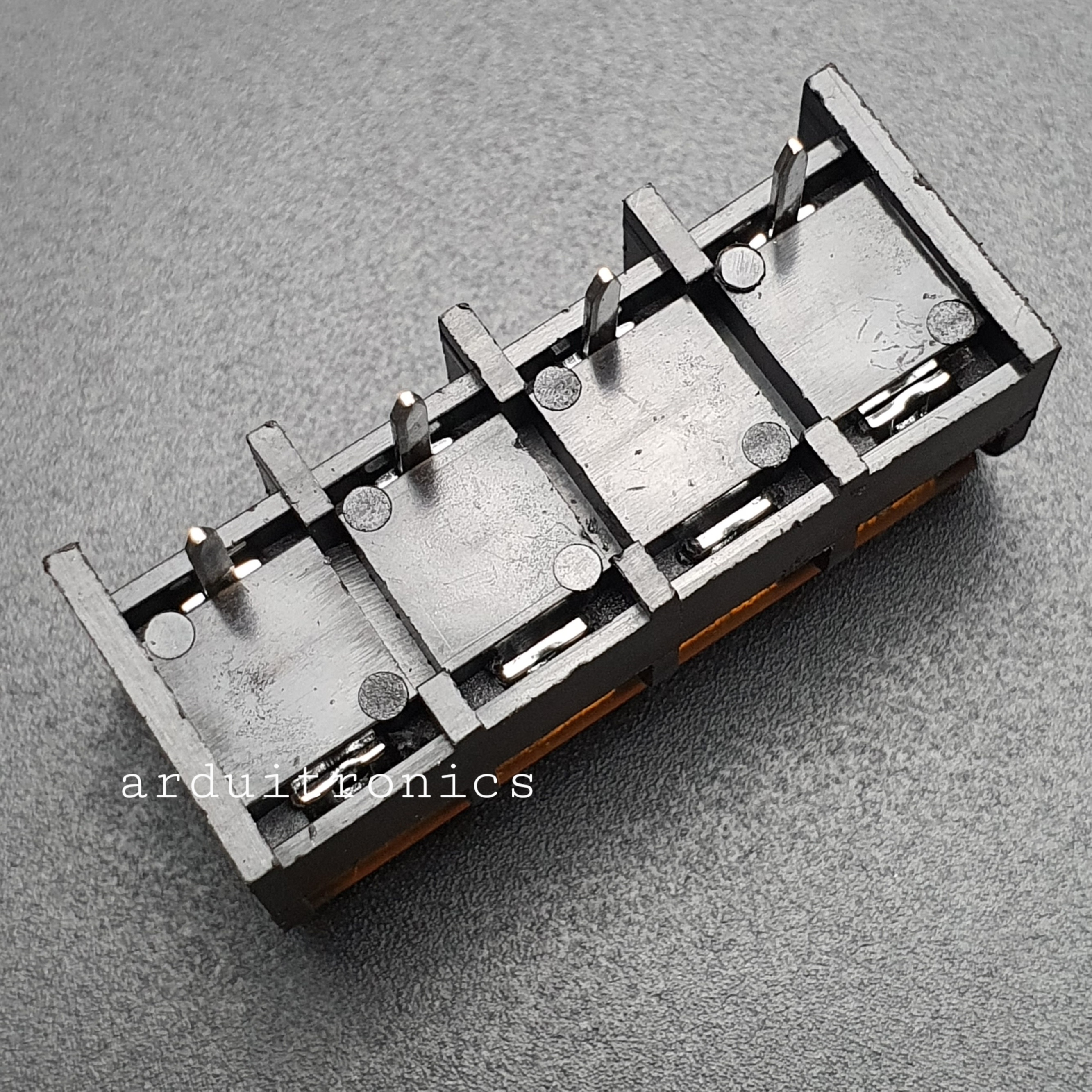 ขั้วต่อ Terminal Block HB-9500 (25A) แบบ 4 ช่อง แบบมีฝาครอบ