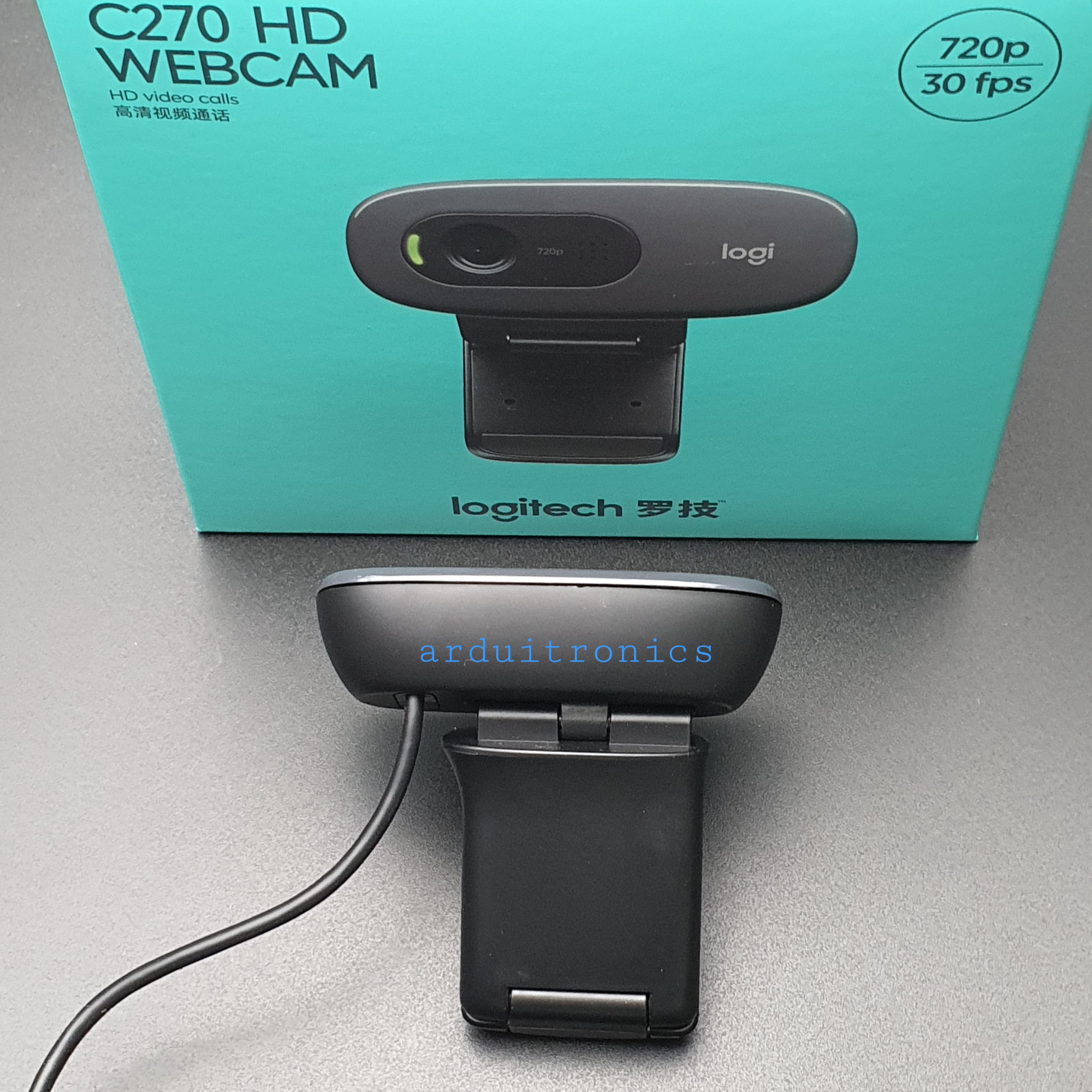 Logitech USB Webcam C270 Plug and Play - Arduino, Raspberry Pi, NodeMCU ...