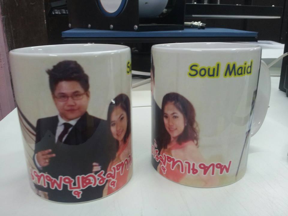 แก้วน้ำพิมพ์ลาย ไม่ลอก สีสดใส คงทน