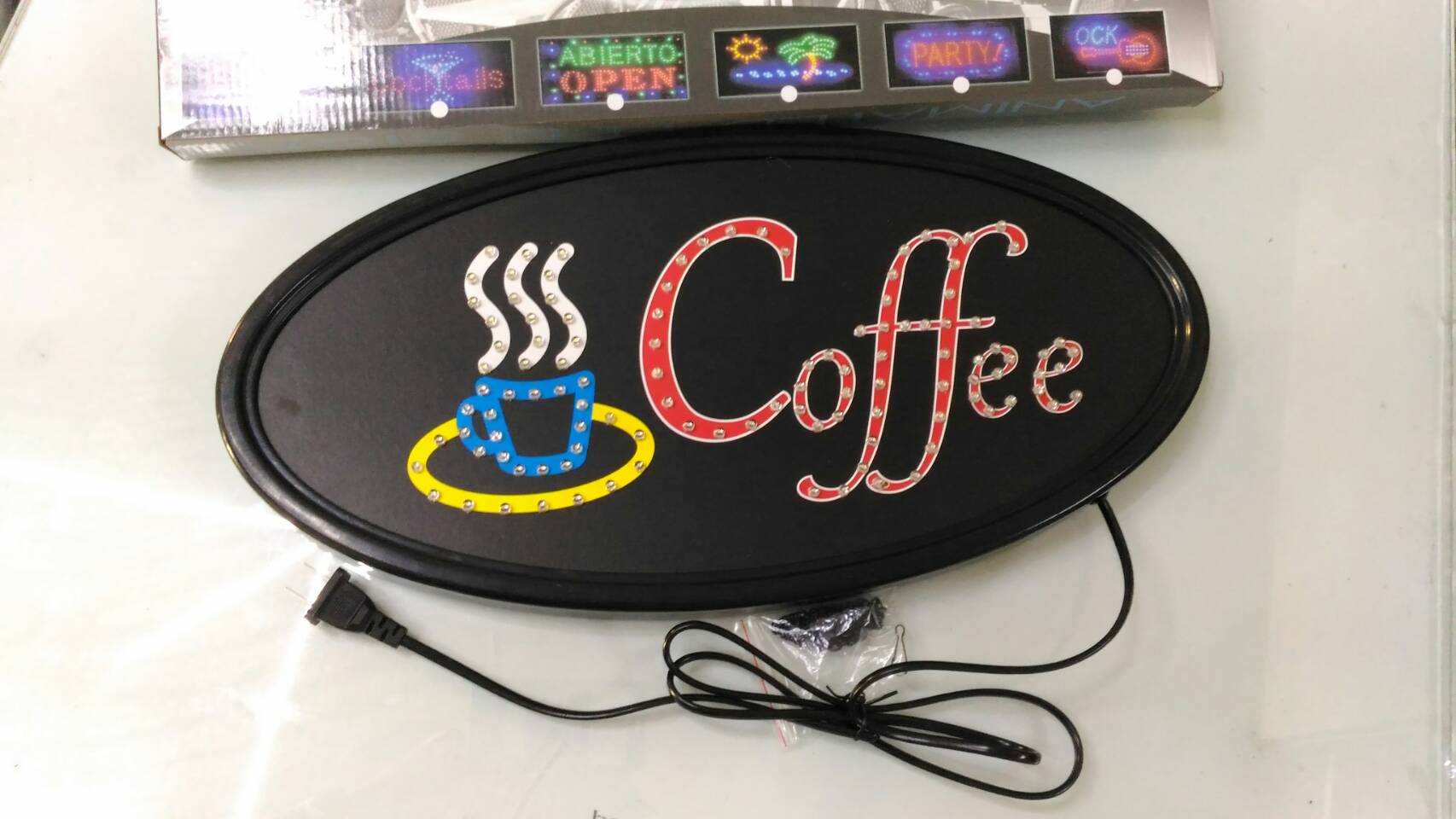 ป้ายไฟcoffee ป้ายCOFFEE ป้ายกาแฟ