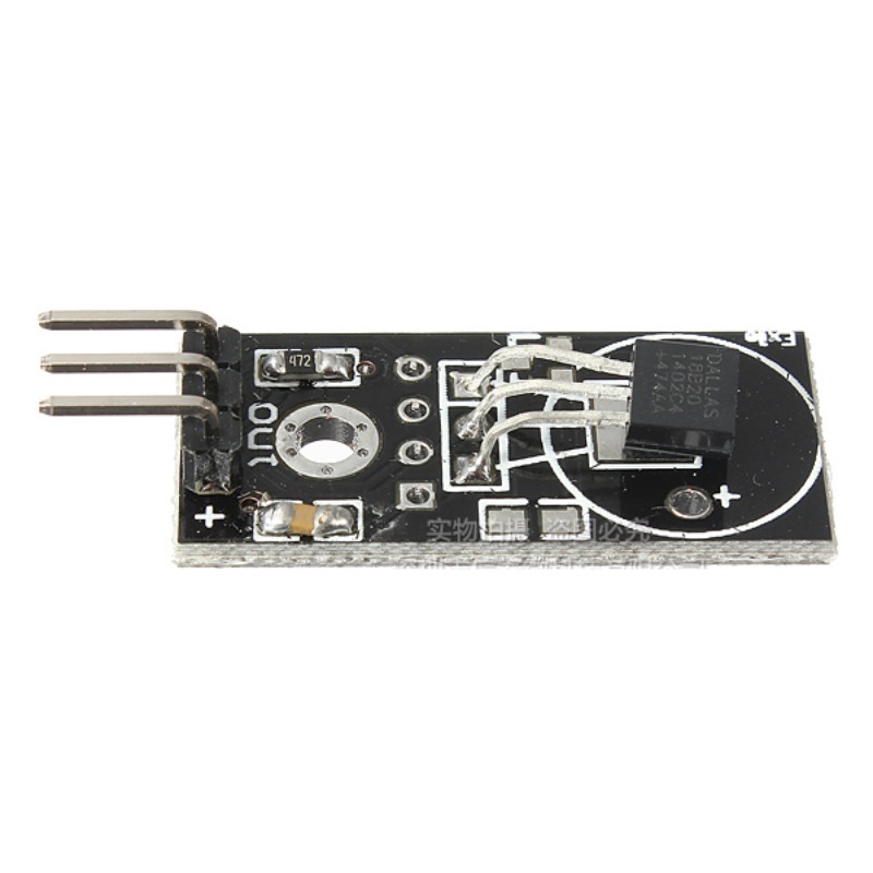 DS18B20 Temperature Measurement Module เซนเซอร์วัดอุณหภูมิ DS18B20 Black PCB
