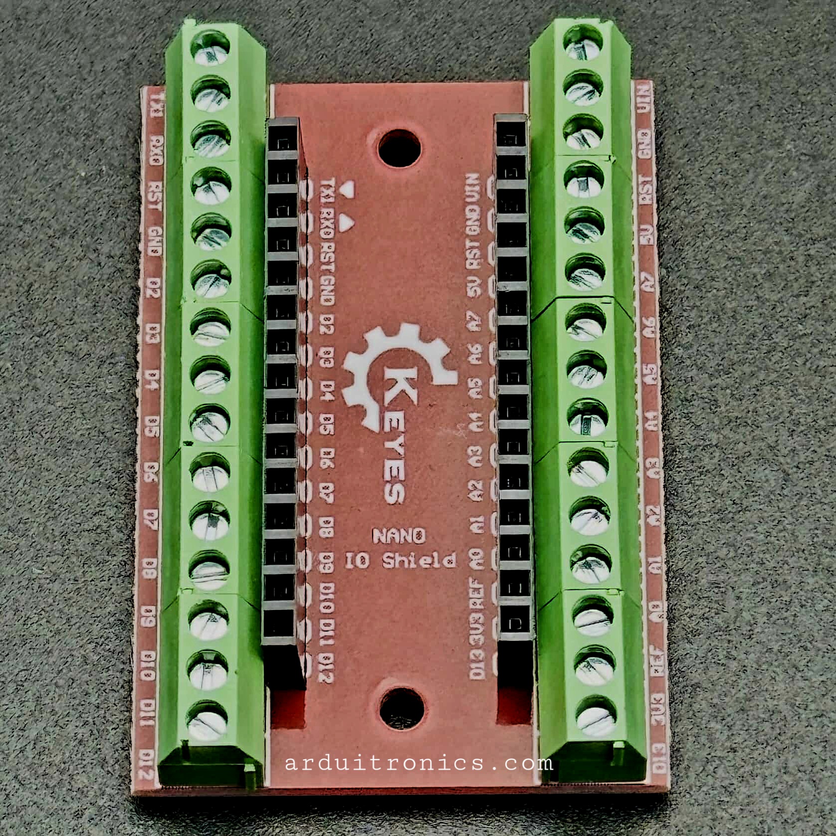 Arduino Nano IO Shield (Screw Connector)