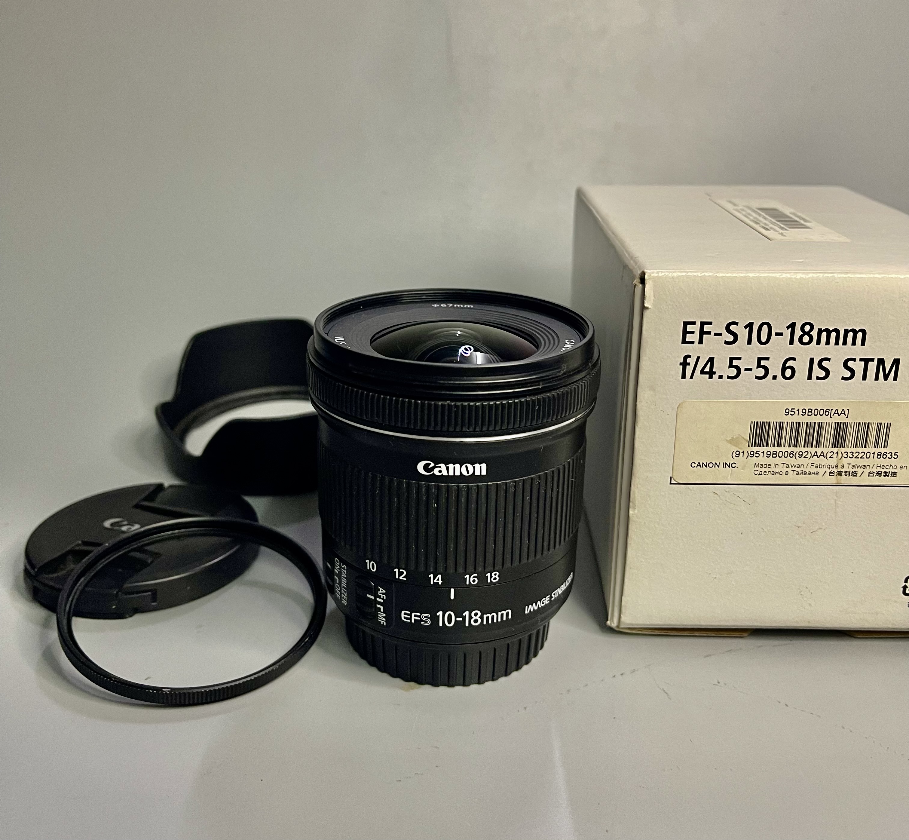 Canon EF-S 10-18mm F/4.5-5.6 IS STM