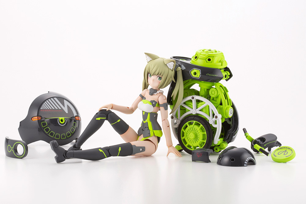 Frame Arms Girl Innocentia (Racer) & Noseru (Racing Specs Ver.)