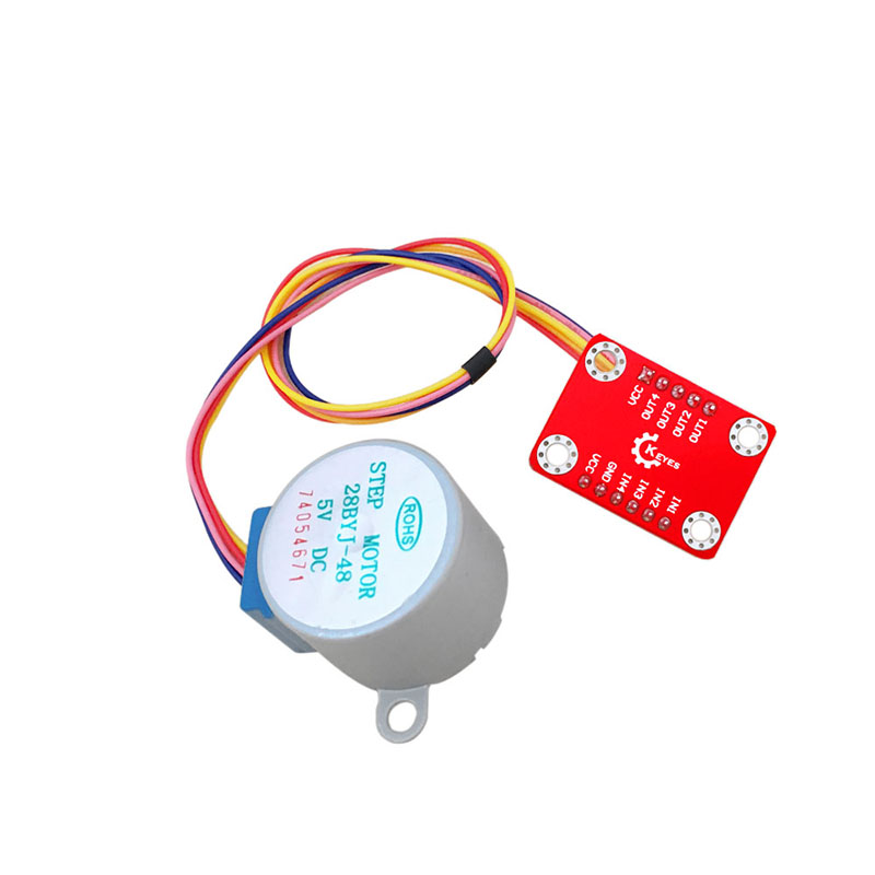 5V DC 4-Phase 5-Wire Stepper Motor (28YBJ-48) + Motor Drive Board (UNL2003)
