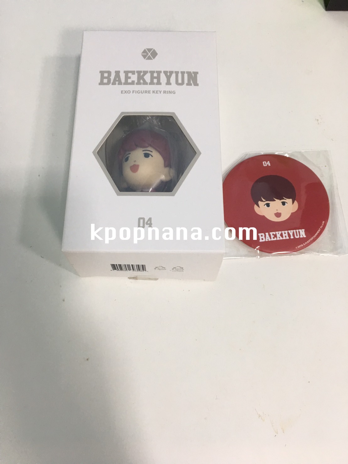 EXO Figure Keyring (+ Photocard) แบบ Baekhyun พร้อมส่ง