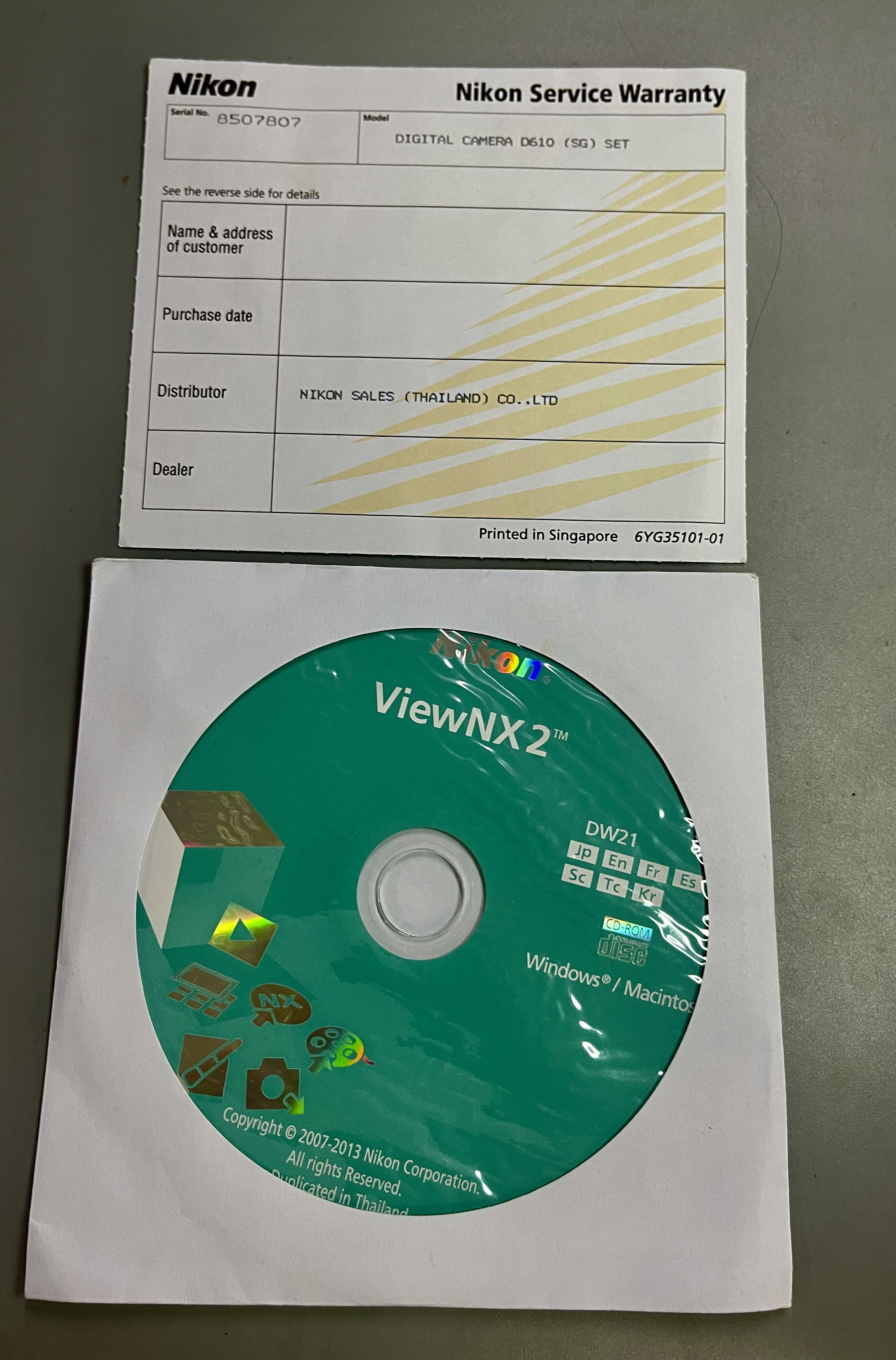 ขาย Nikon D610(body)/ Nikon WU-1b หมดประกันศูนย์ ใช้น้อย ชัตเตอร์ 14134 นางฟ้า สวยเหมือนใหม่