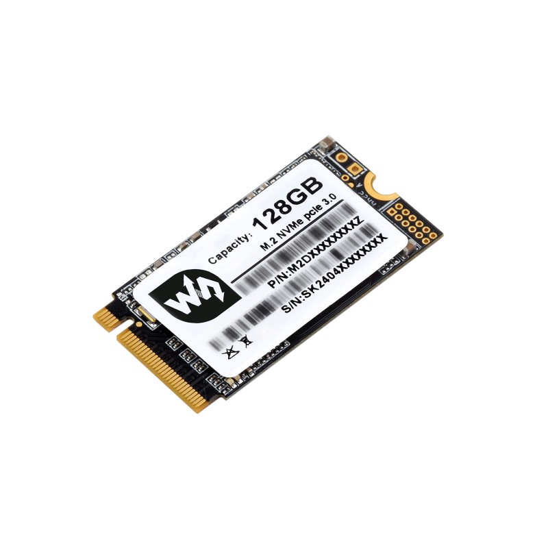 SK M2 NVME 2242 128GB High-speed Solid State Drive, High-quality 3D TLC Flash Memory, High-speed Reading/Writing (แท้จาก WaveShare)