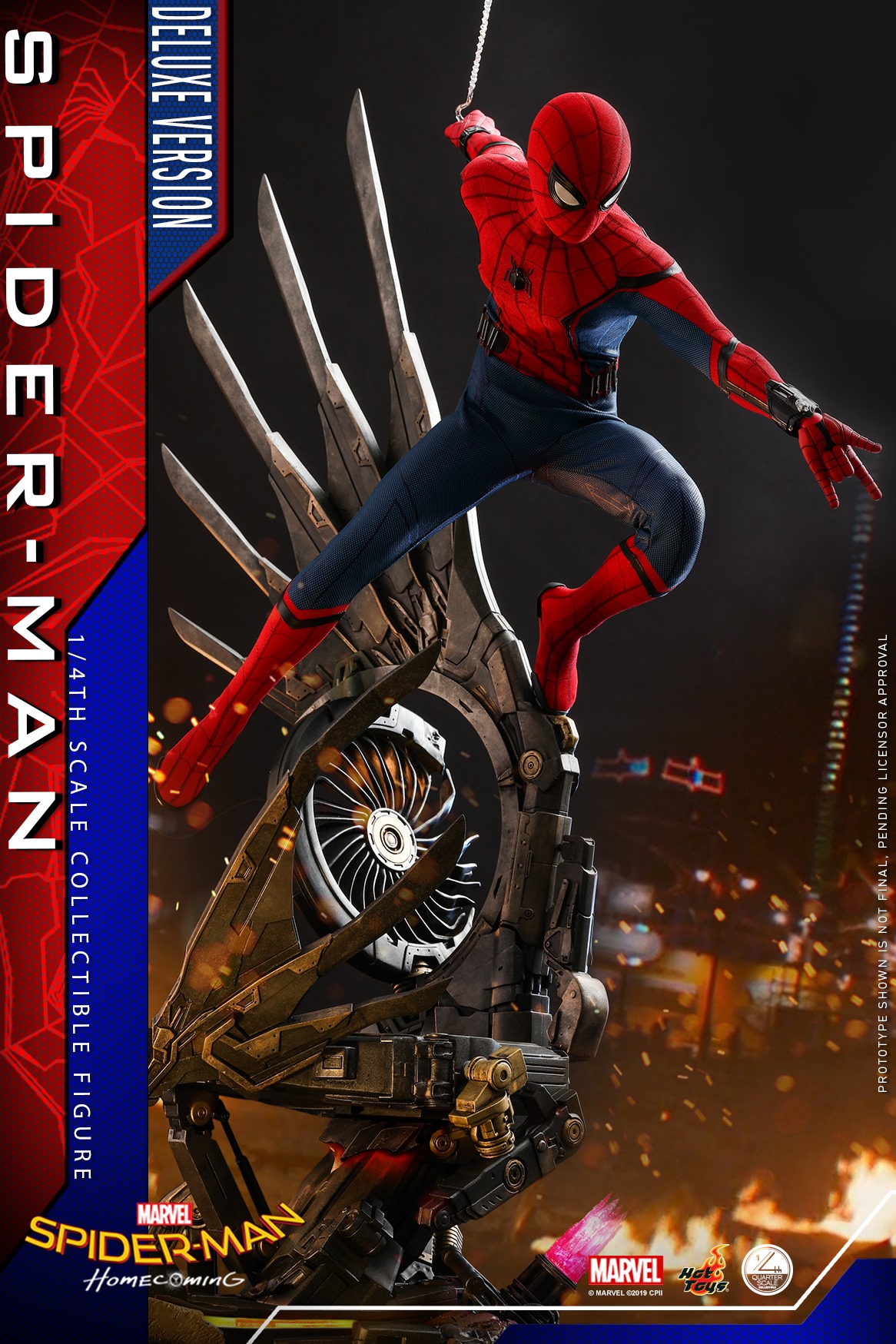"Pre-Order" Hot Toys Spider-Man: Homecoming - 1/4th scale Spider-Man Collectible Figure (Deluxe Version)