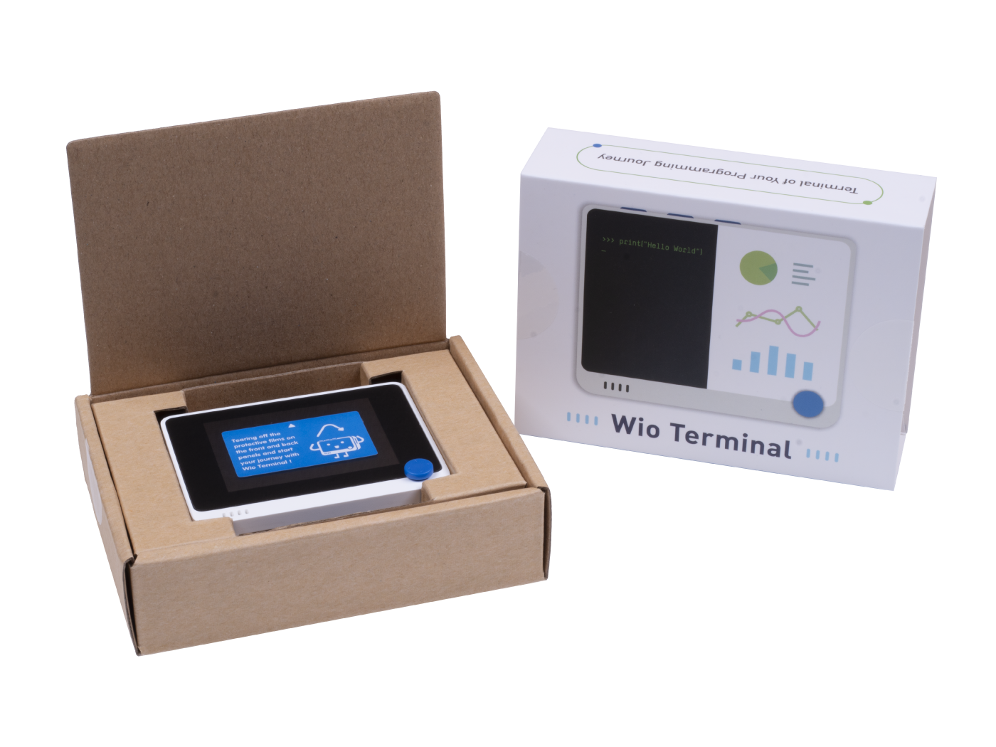 Wio Terminal: ATSAMD51 Core with Realtek RTL8720DN BLE 5.0 & Wi-Fi 2.4G/5G Dev Board (แท้จาก SeeedStudio)