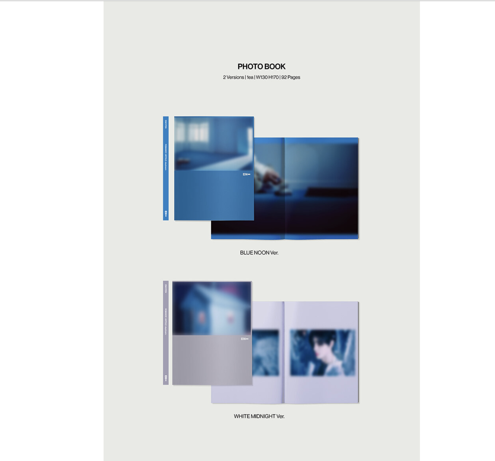 Enhypen -ROMANCE : UNTOLD -daydream- แบบ ครบ set - แบบได้ของแถมเพิ่ม จาก aladin - ส่ง เครืองบิน