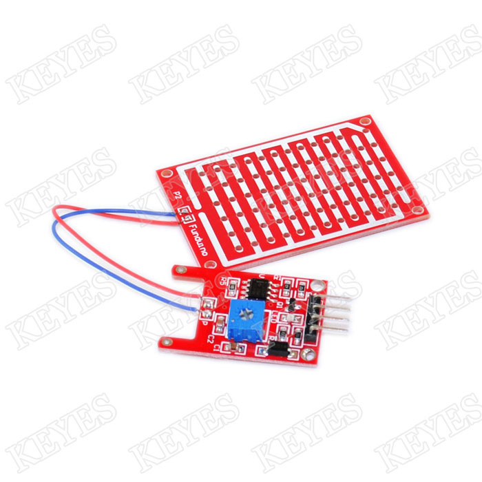 Raindrop Humidity Test Sensor Module Red PCB