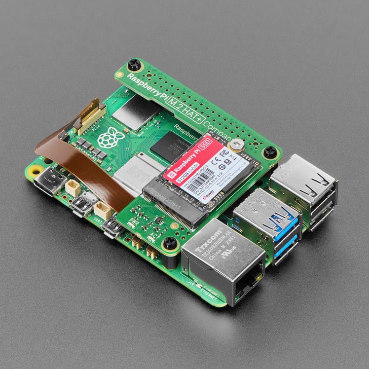 Raspberry Pi M.2 HAT+ Compact (แท้ สำหรับ Official RPi 5)