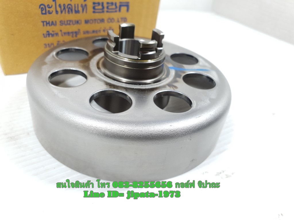 (Shogun) จานคลัทช์แรงเหวี่ยง Suzuki Shogun 125,Smash 110 ปี 2017 แท้