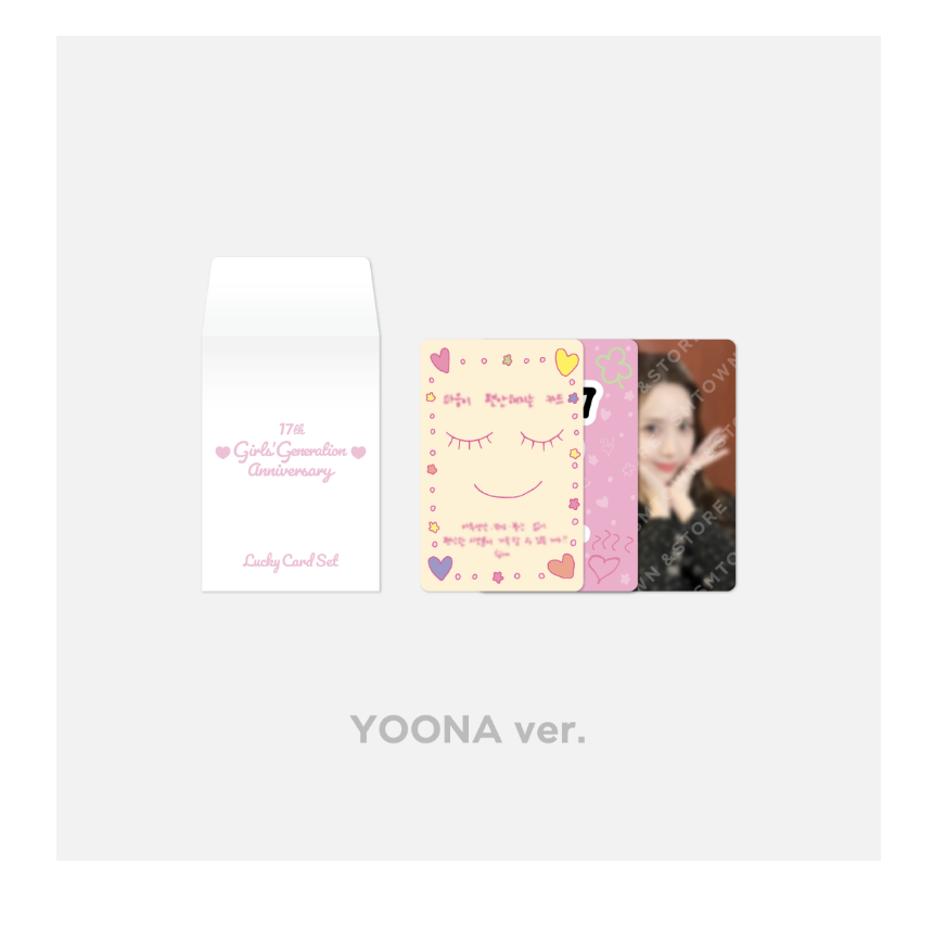 Girls' Generation -Girls' Generation 17th Anniversary MD - Lucky Card แบบ Yoona