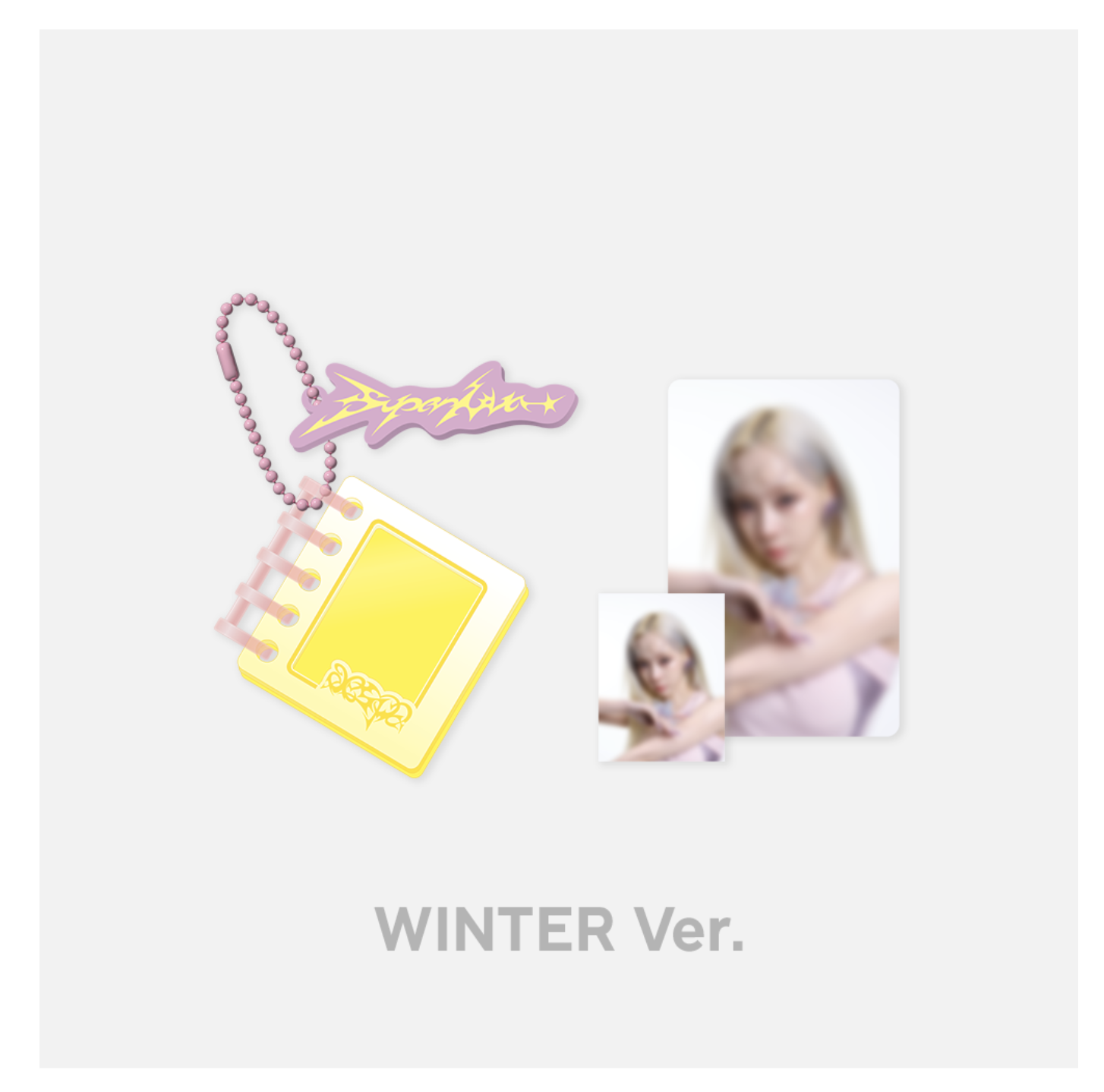 aespa - aespa Armageddon MD - ของสะสม - Acrylic ID Photo Holder - แบบ Winter