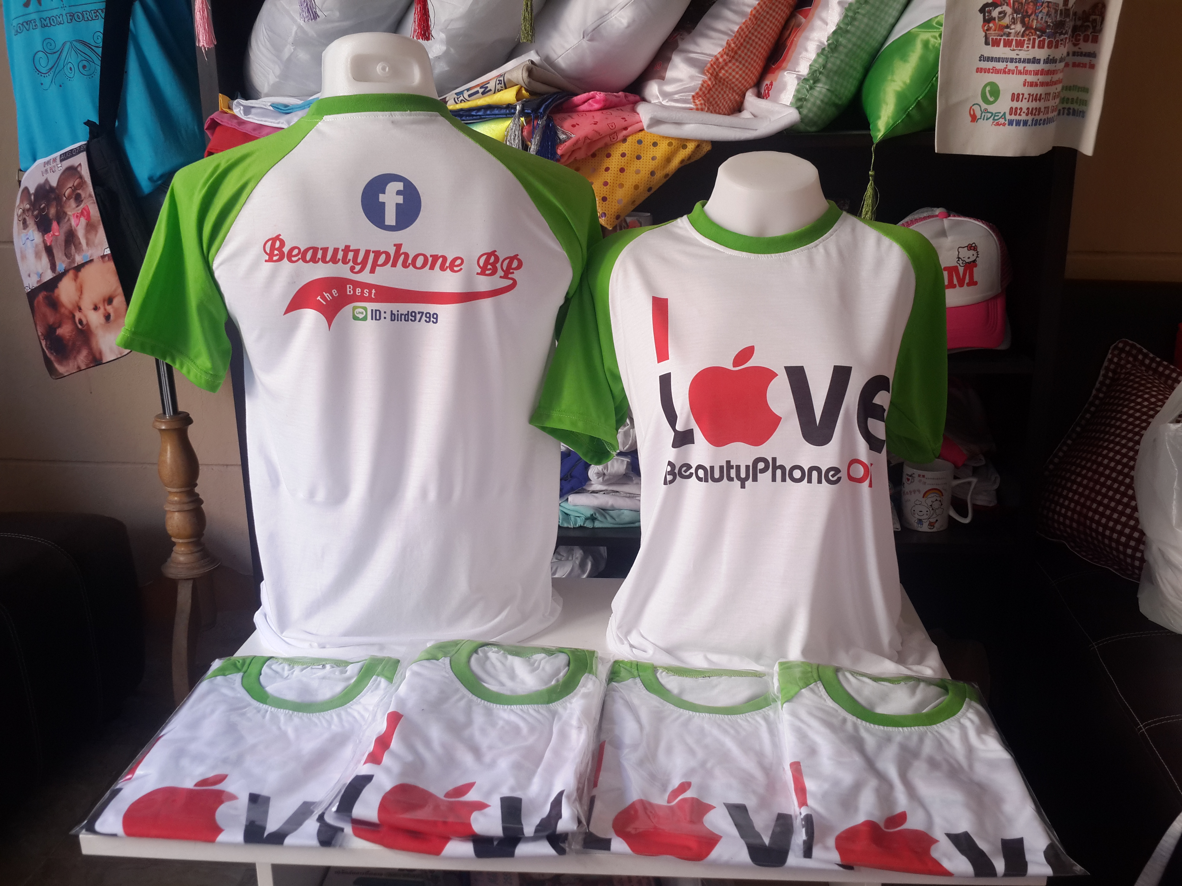เสื้อยืดพิมพ์ลาย ผ้า TK 100% เนื้อหนา นุ่ม แบบ Supersoft รับประกันเนื้อผ้า