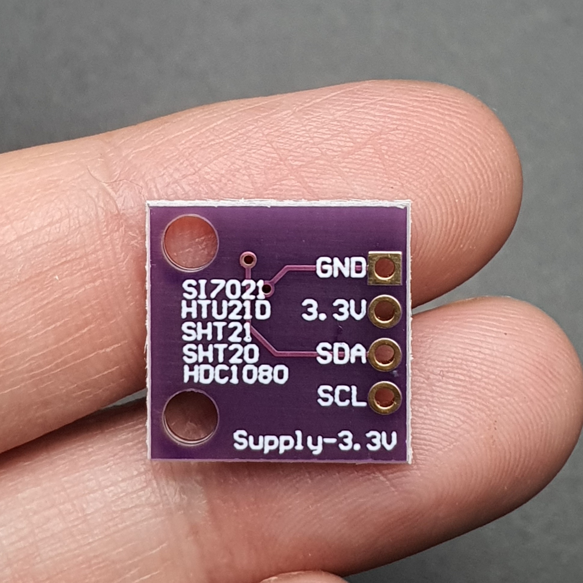 GY-213V-HTU21D Arduino Temperature and Humidity Sensor Module เซ็นเซอร์ความชื้นและอุณหภูมิแบบ I2C GY-213V-HTU21D