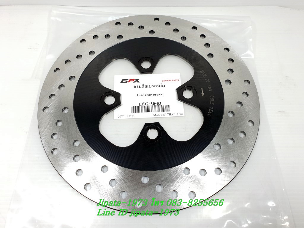 (Legend 200) ชุดจานดิสค์เบรค หน้า และ หลัง GPX Legend 200 แท้